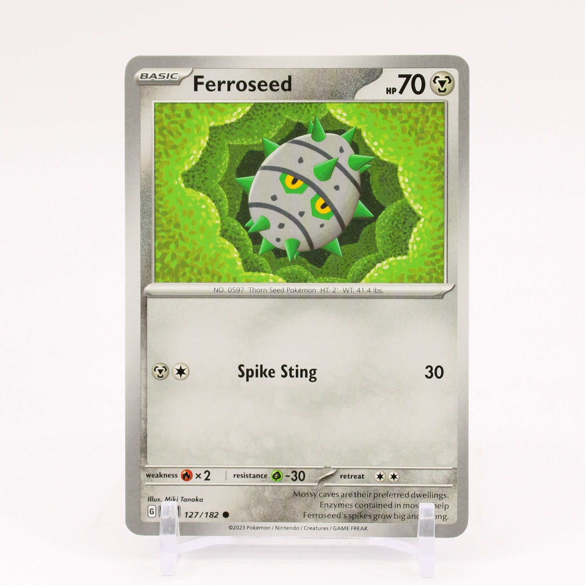 Ferroseed - 127/182 Paradox Rift Pokemon - NM/MINT