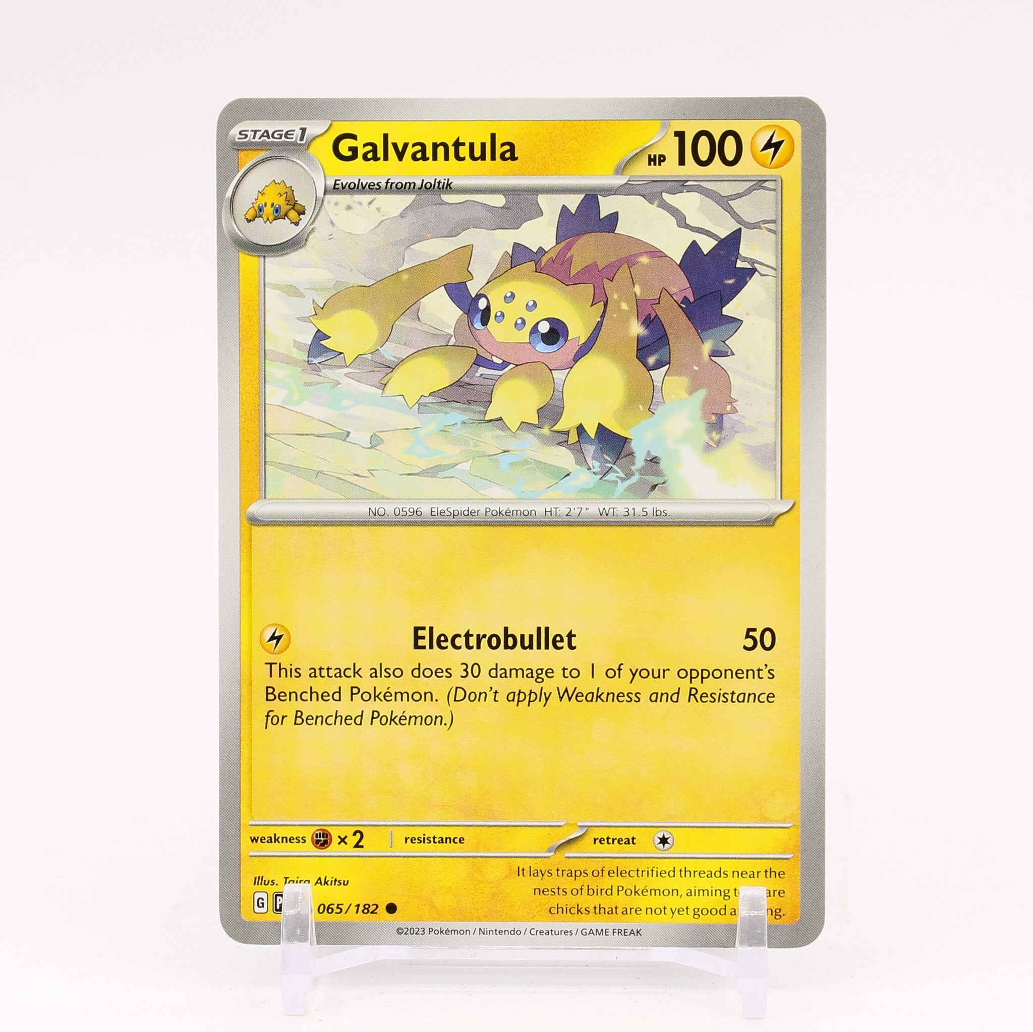 Galvantula - 065/182 Paradox Rift Pokemon - NM/MINT