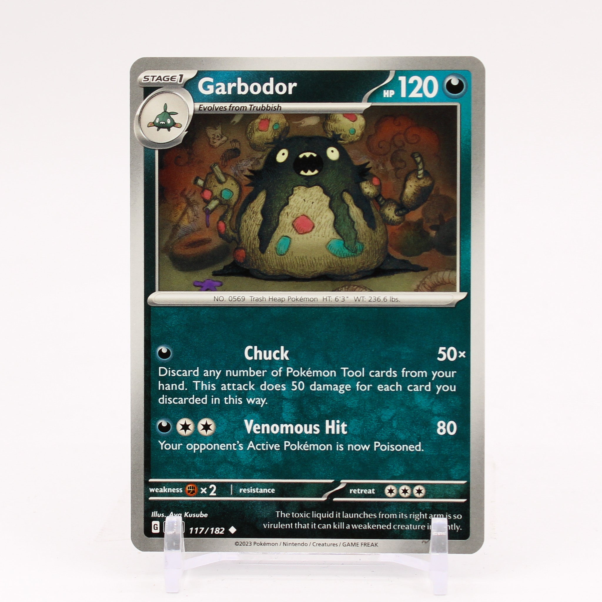 Garbodor - 117/182 Paradox Rift Pokemon - NM/MINT
