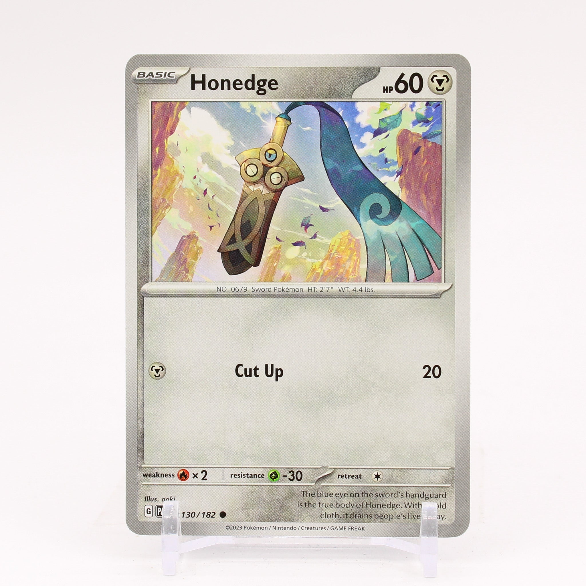 Honedge - 130/182 Paradox Rift Pokemon - NM/MINT