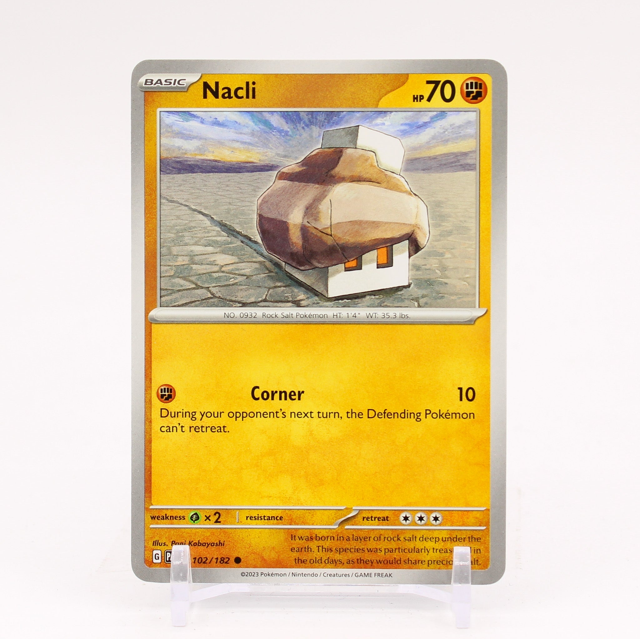 Nacli - 102/182 Paradox Rift Pokemon - NM/MINT