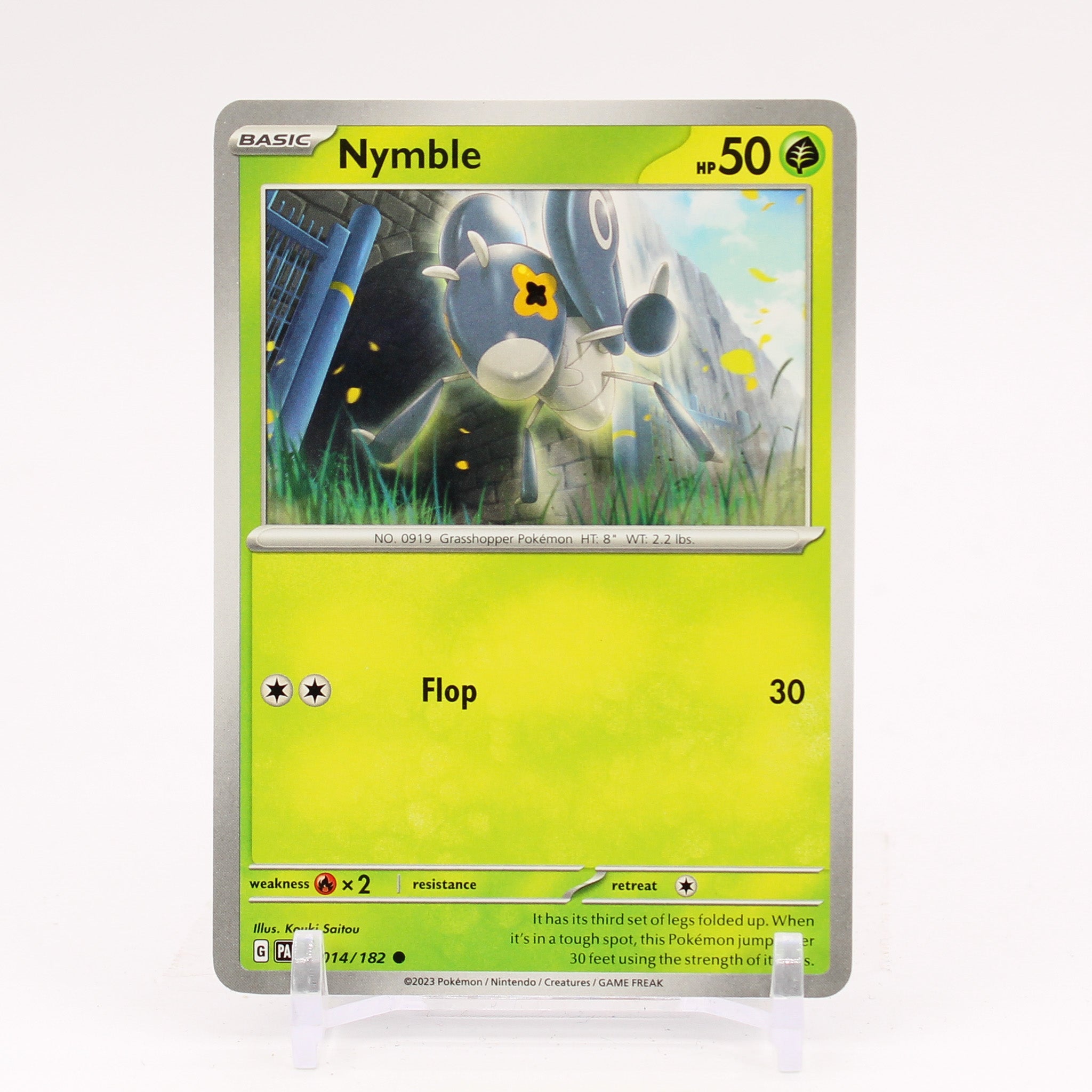 Nymble - 014/182 Paradox Rift Pokemon - NM/MINT