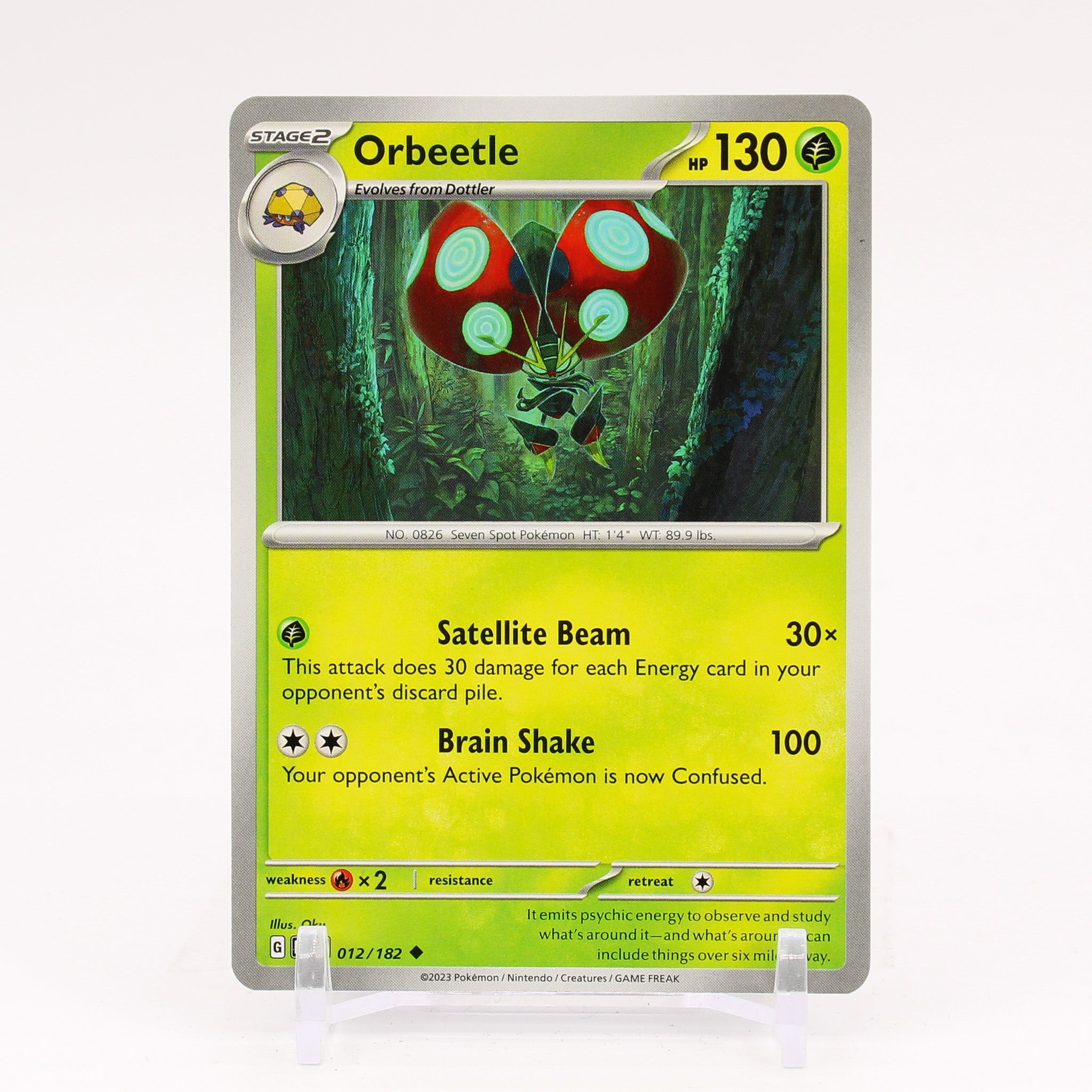 Orbeetle - 012/182 Paradox Rift Pokemon - NM/MINT