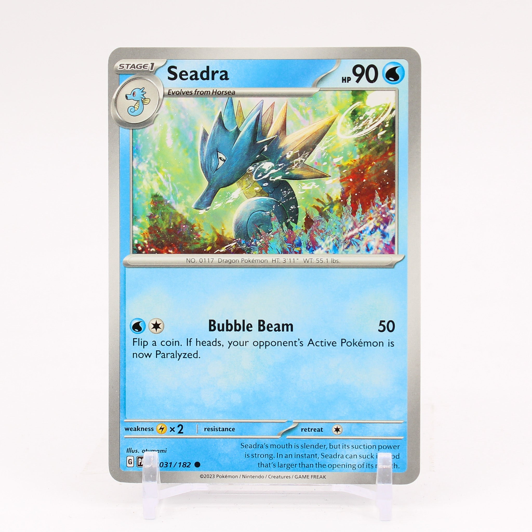 Seadra - 031/182 Paradox Rift Pokemon - NM/MINT