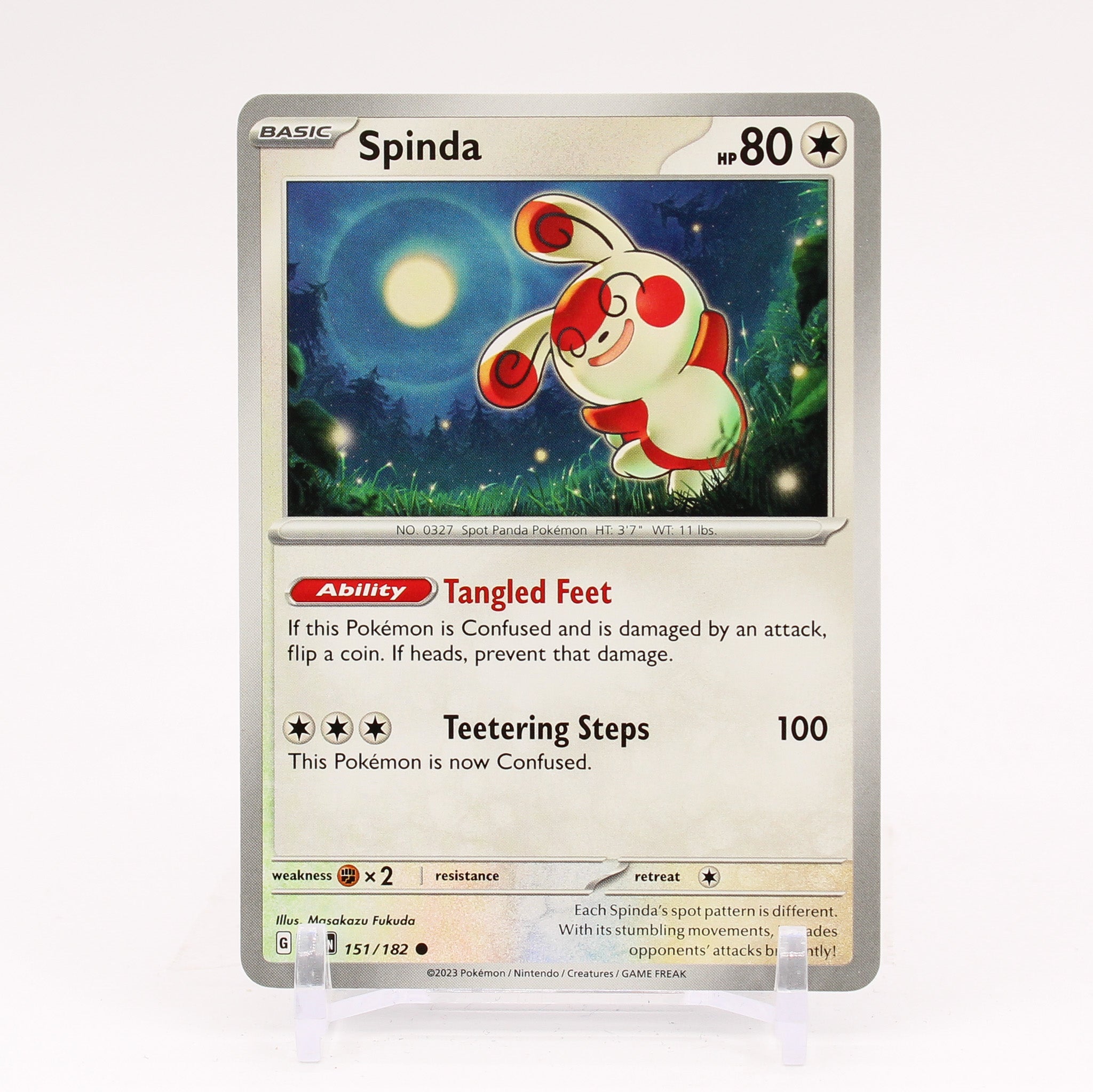 Spinda - 151/182 Paradox Rift Pokemon - NM/MINT