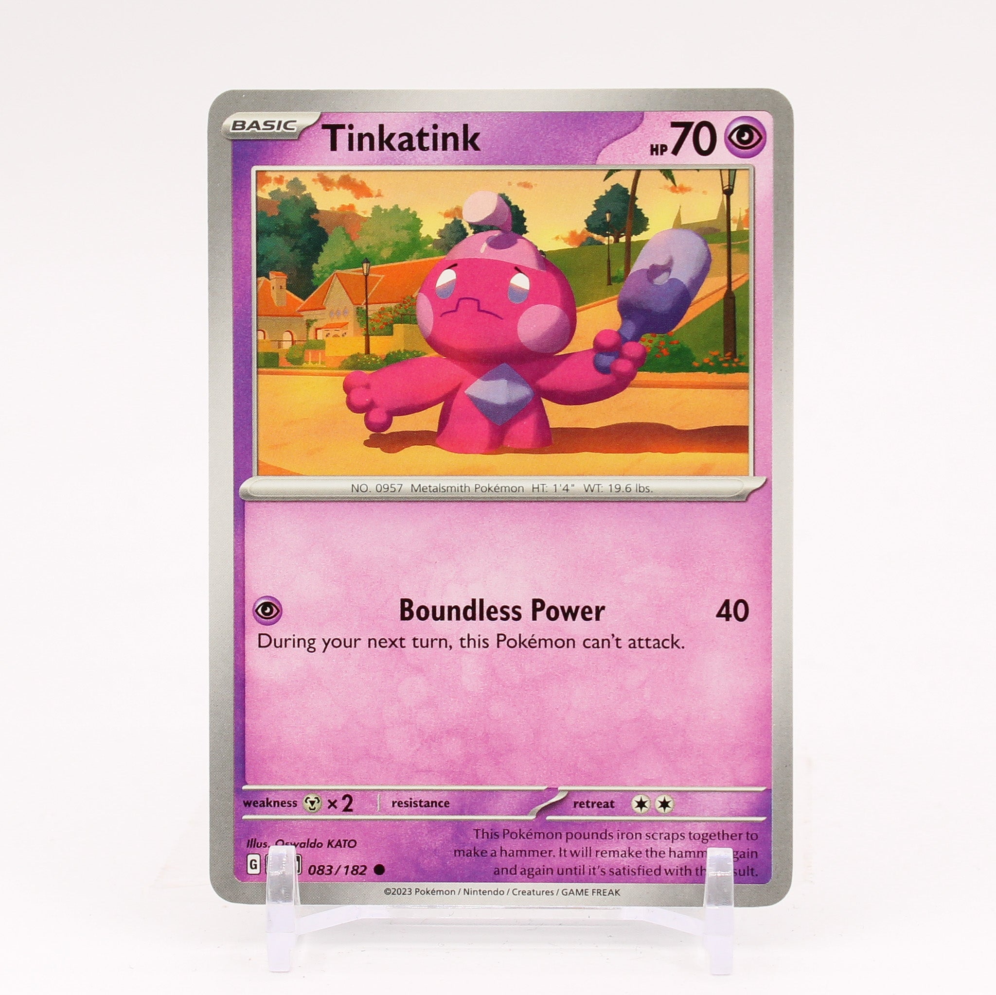 Tinkatink - 083/182 Paradox Rift Pokemon - NM/MINT