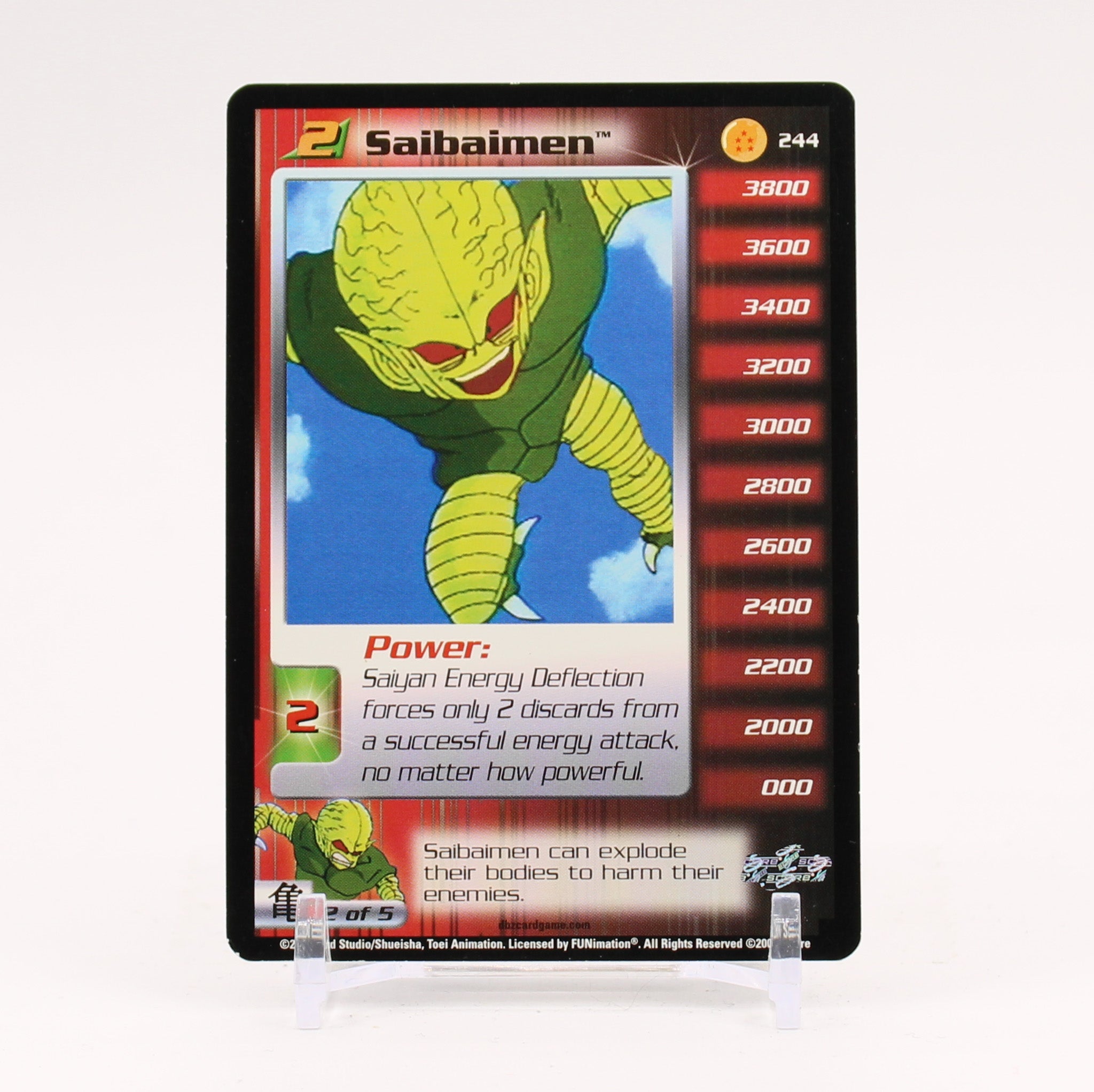 Saibaimen - 244 Dragon Ball Z Score TCG - NM/LP