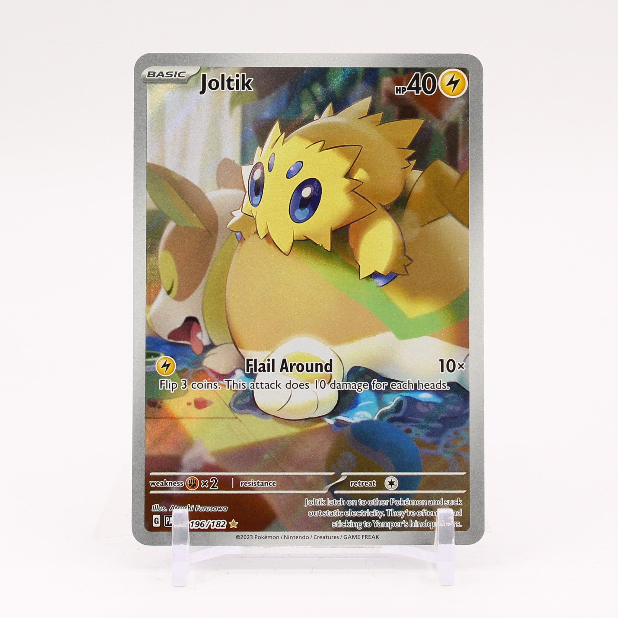 Joltik - 196/182 Paradox Rift Illustration Rare Pokemon - NM/MINT