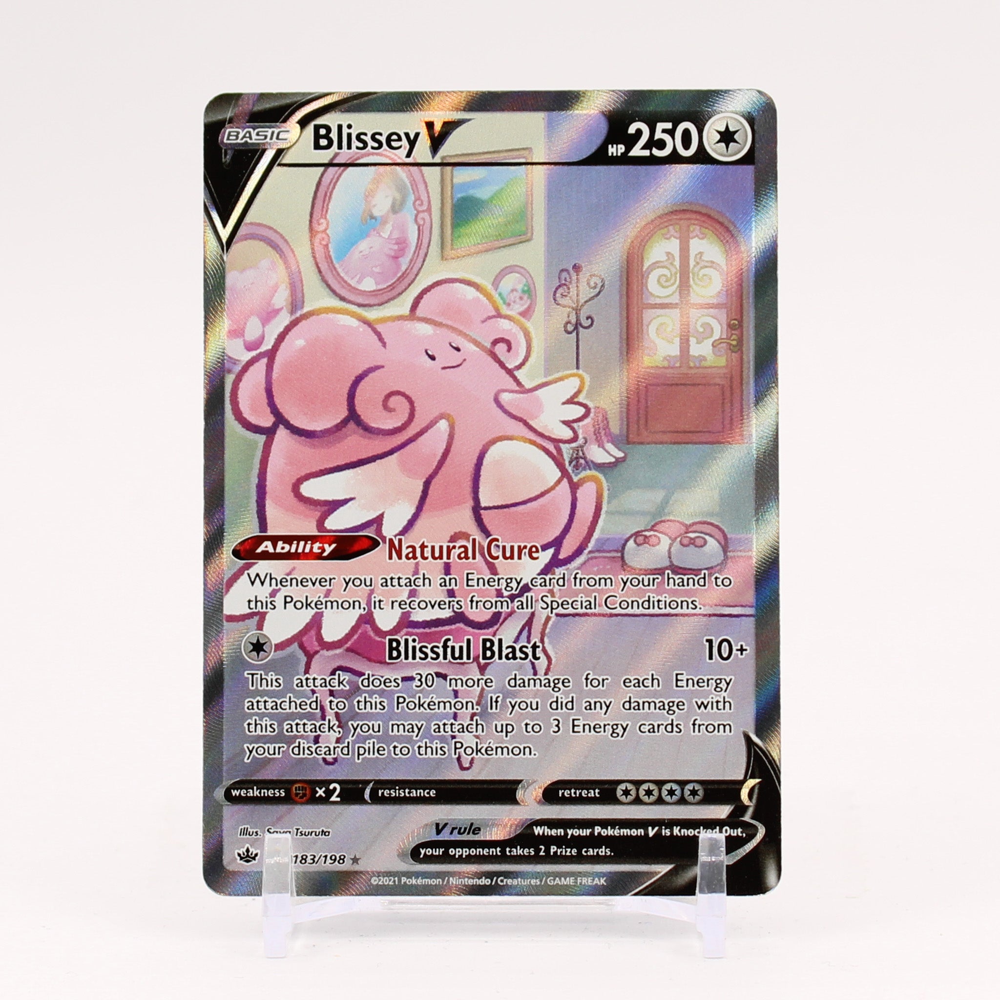 Blissey V - 183/198 Chilling Reign Alternate Art Pokemon - NM/LP