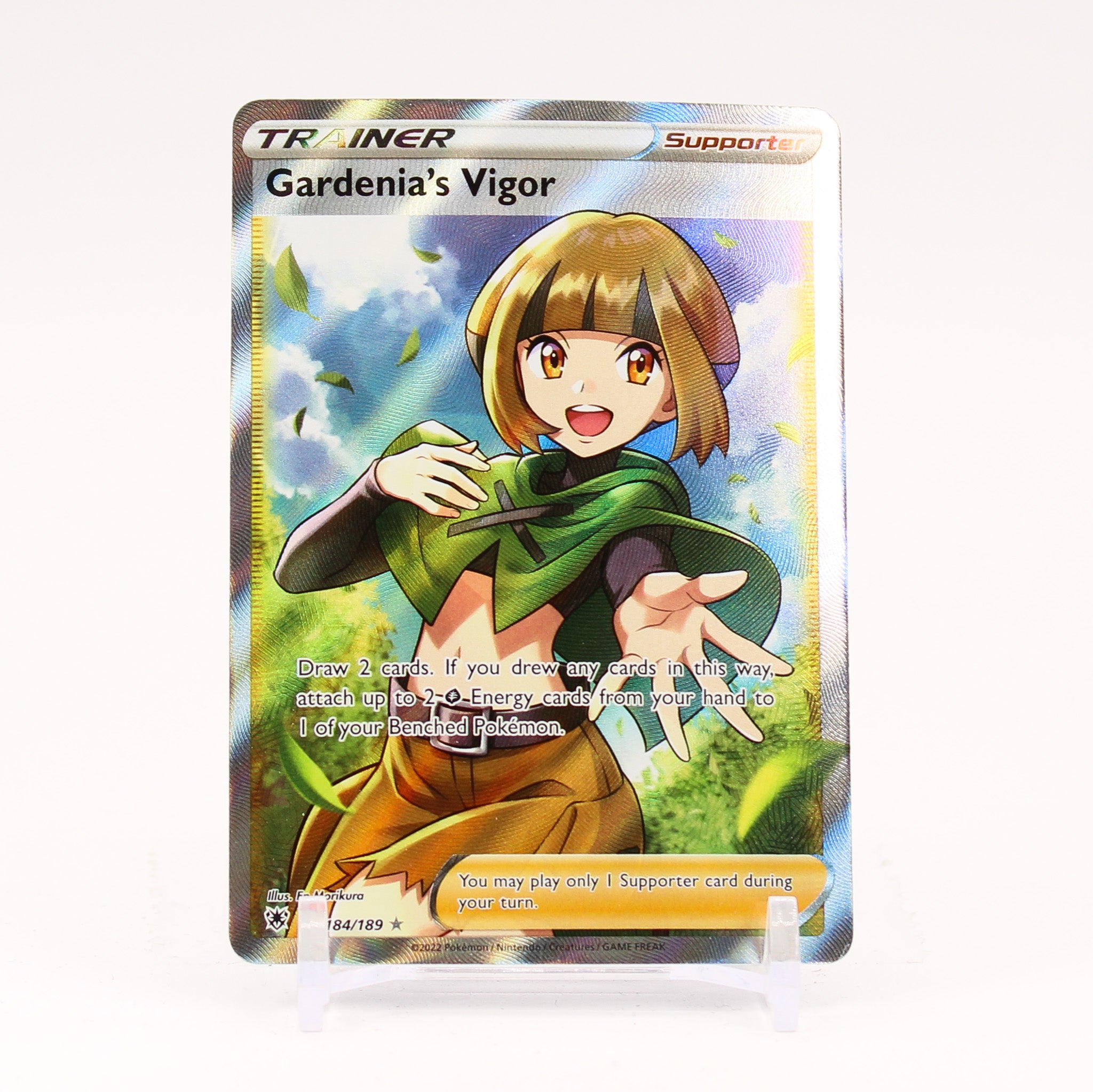 Gardenia's Vigor - 184/189 Astral Radiance Full Art Trainer - NM/MINT