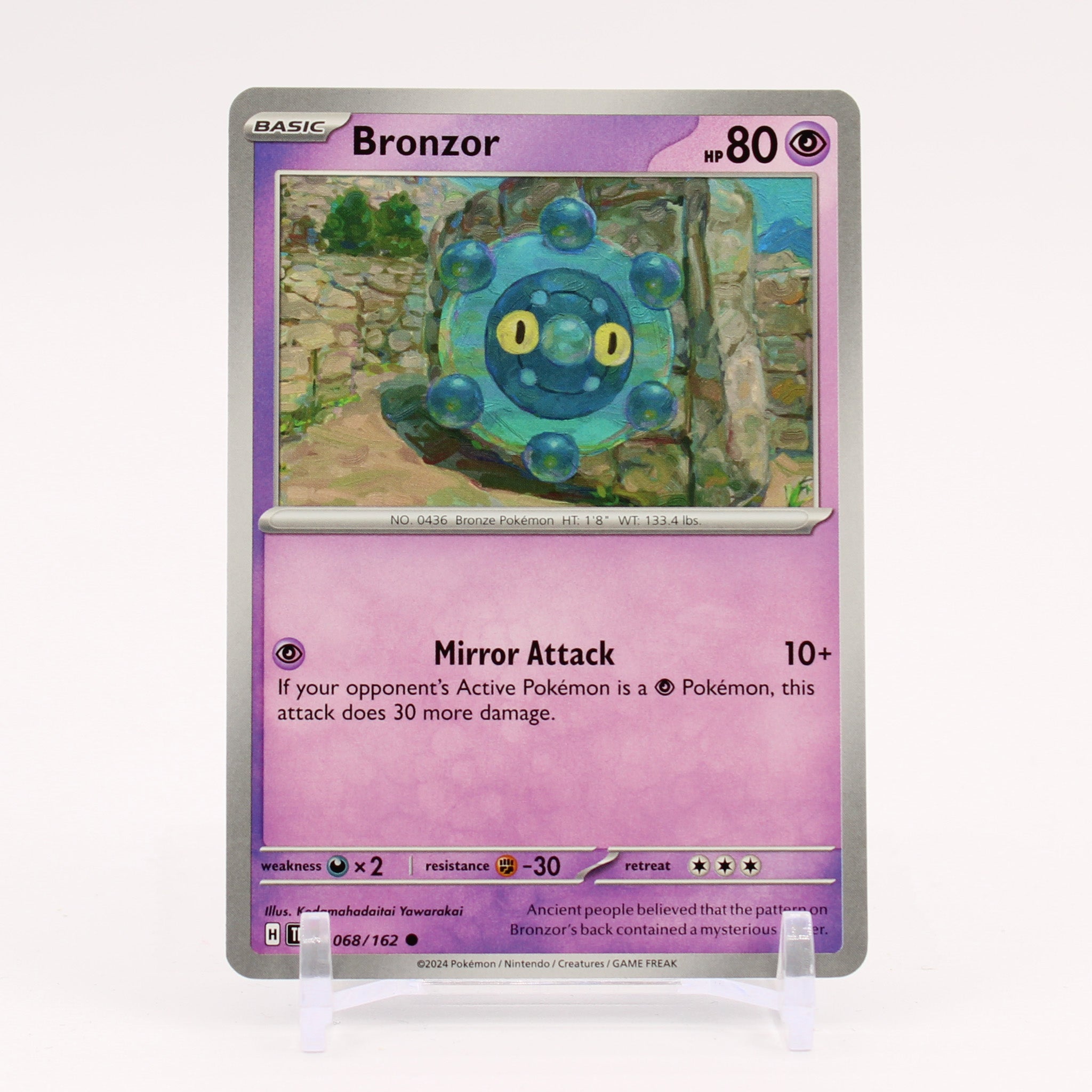 Bronzor - 068/162 Temporal Forces Pokemon - NM/MINT