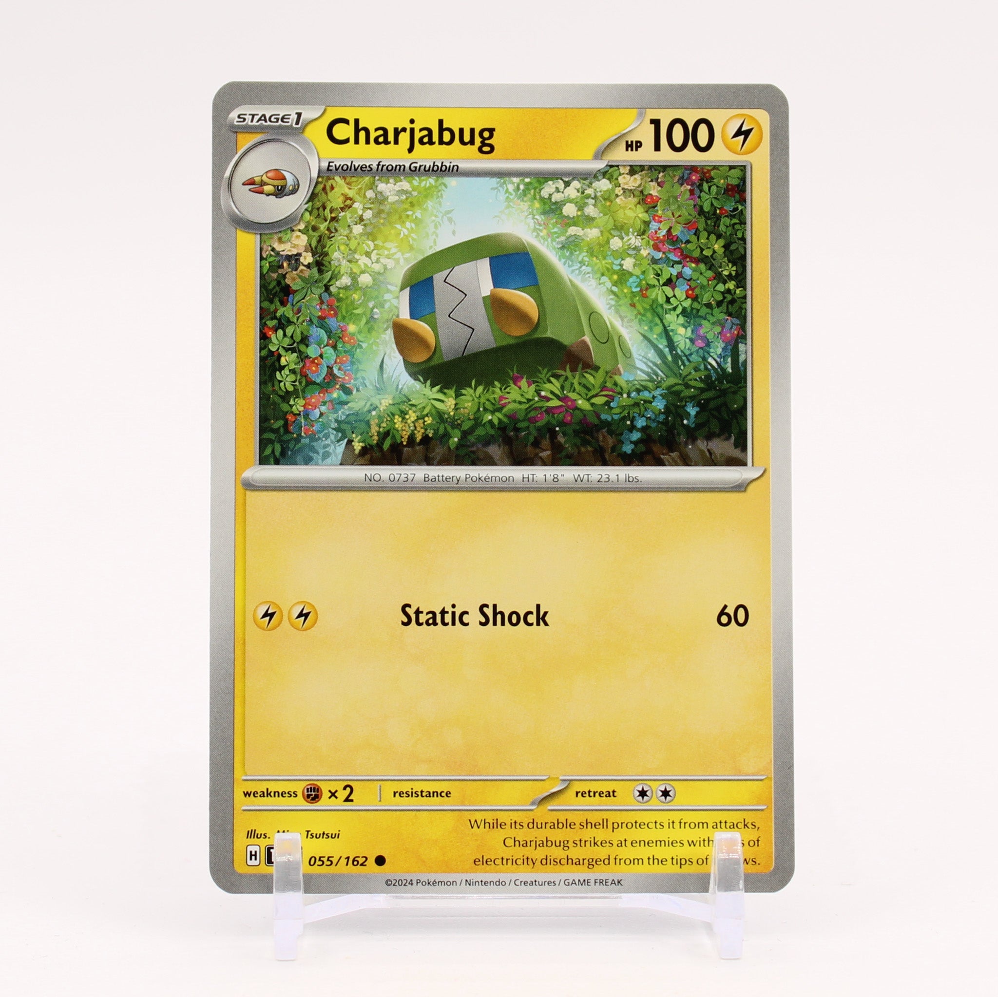 Charjabug - 055/162 Temporal Forces Pokemon - NM/MINT