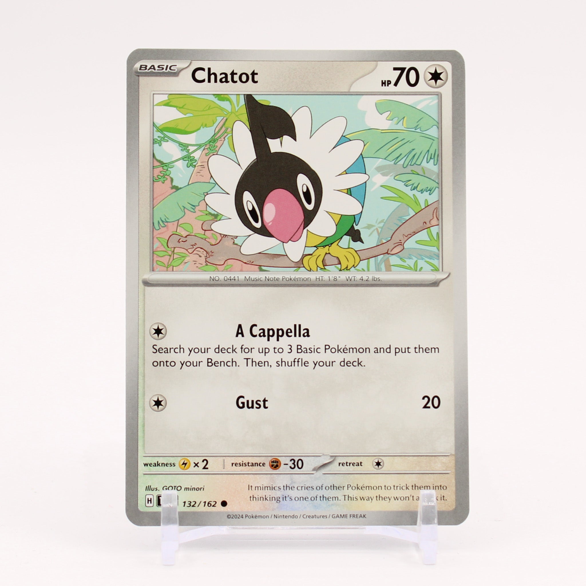 Chatot - 132/162 Temporal Forces Pokemon - NM/MINT