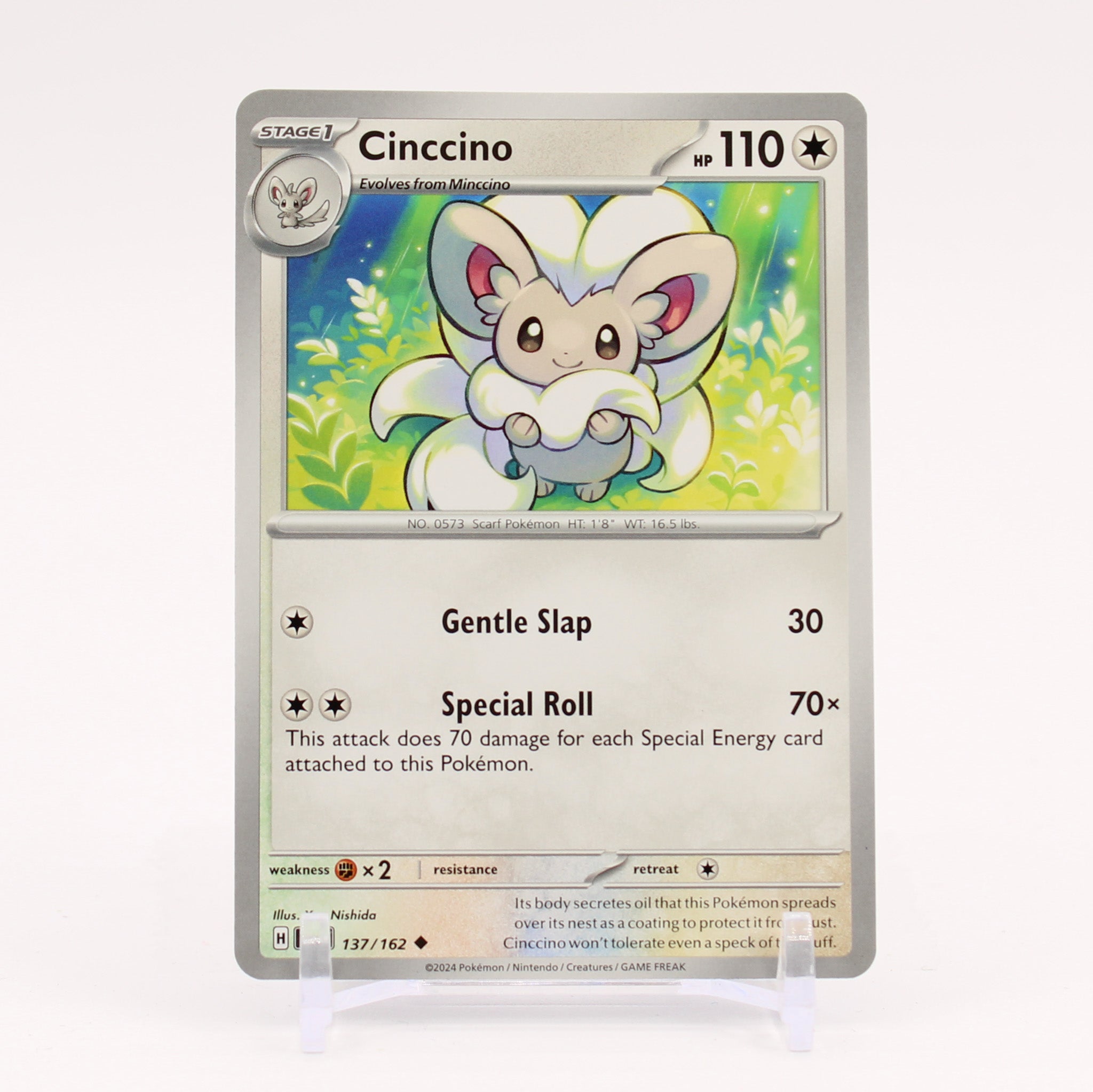 Cinccino - 137/162 Temporal Forces Pokemon - NM/MINT