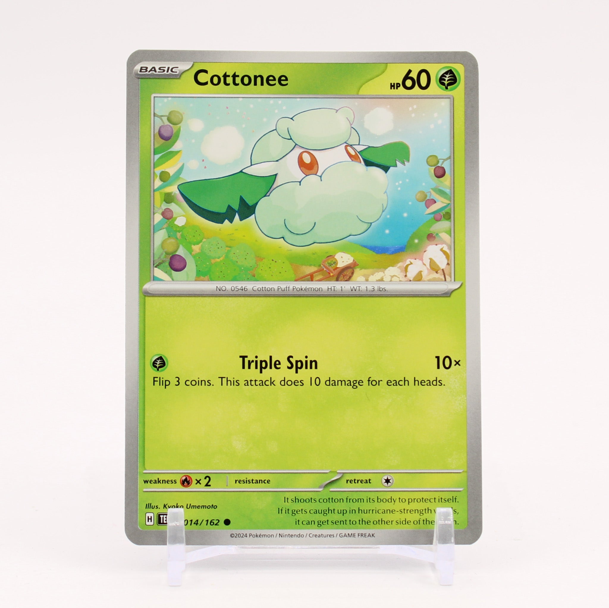 Cottonee - 014/162 Temporal Forces Pokemon - NM/MINT