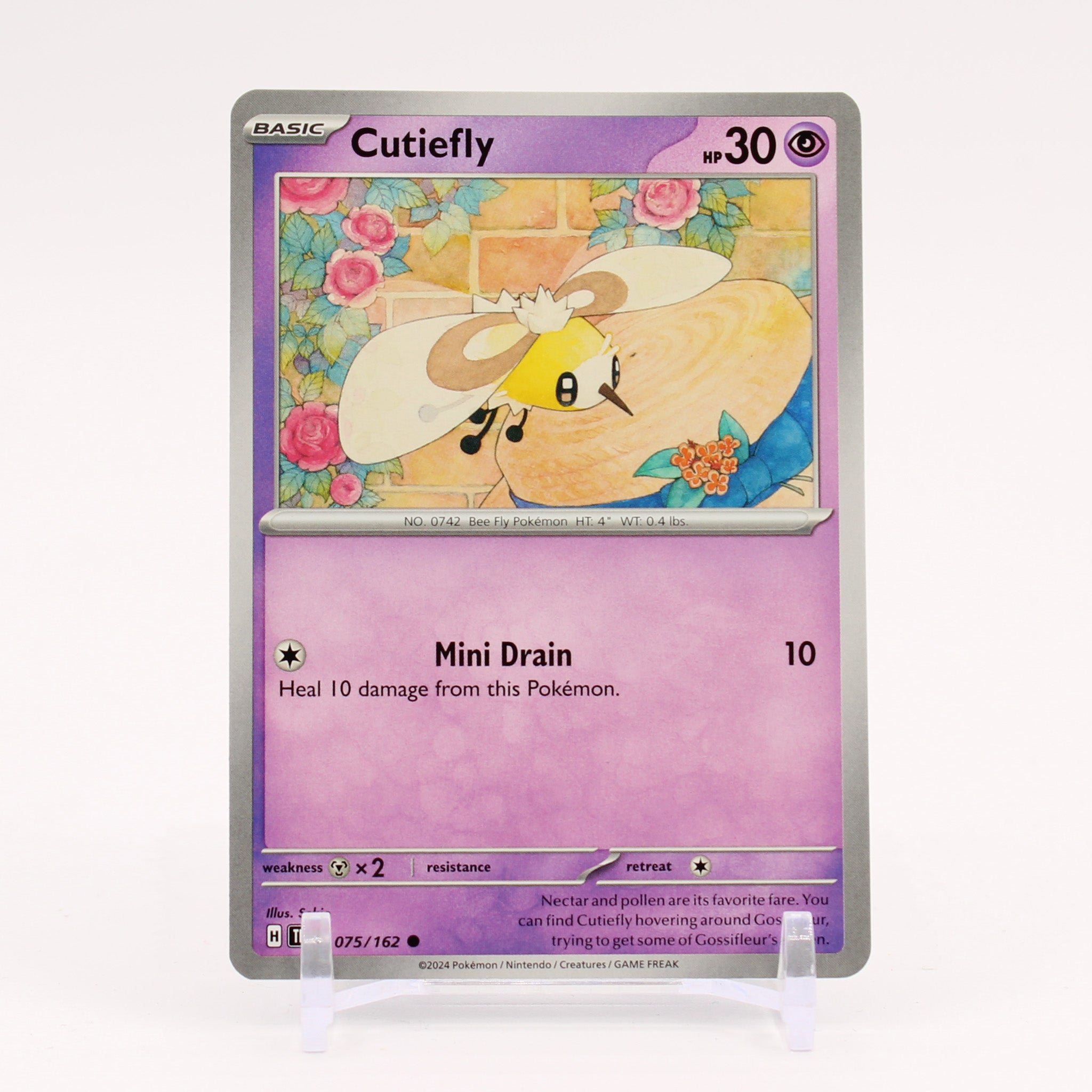 Cutiefly - 075/162 Temporal Forces Pokemon - NM/MINT