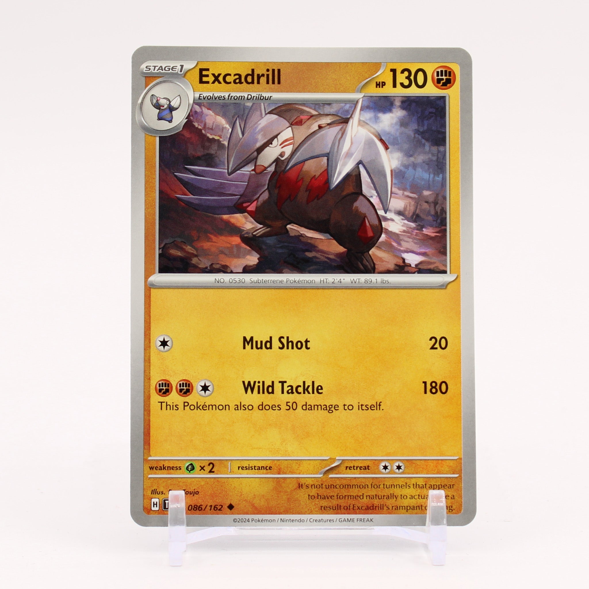 Excadrill - 086/162 Temporal Forces Pokemon - NM/MINT