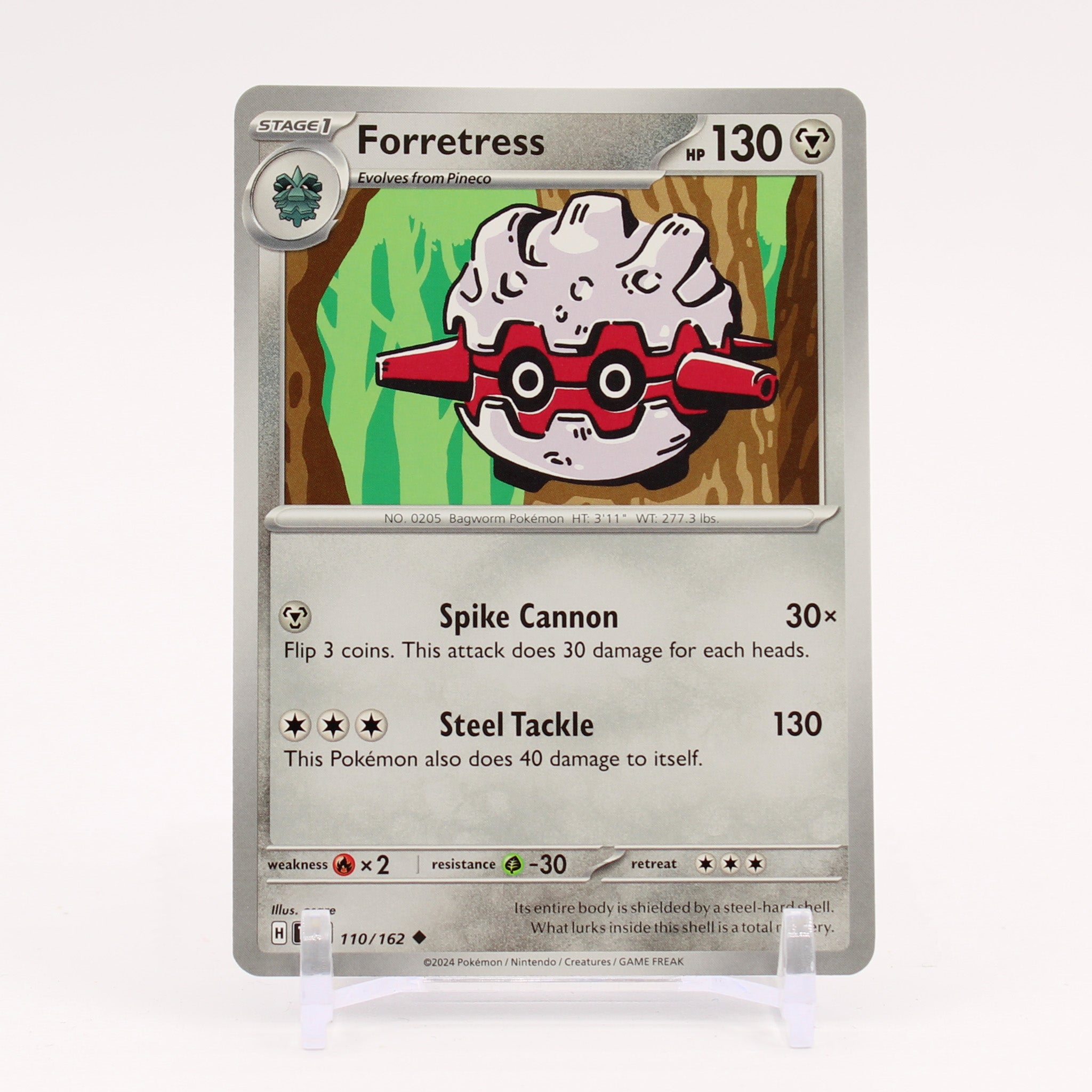 Forretress - 110/162 Temporal Forces Pokemon - NM/MINT