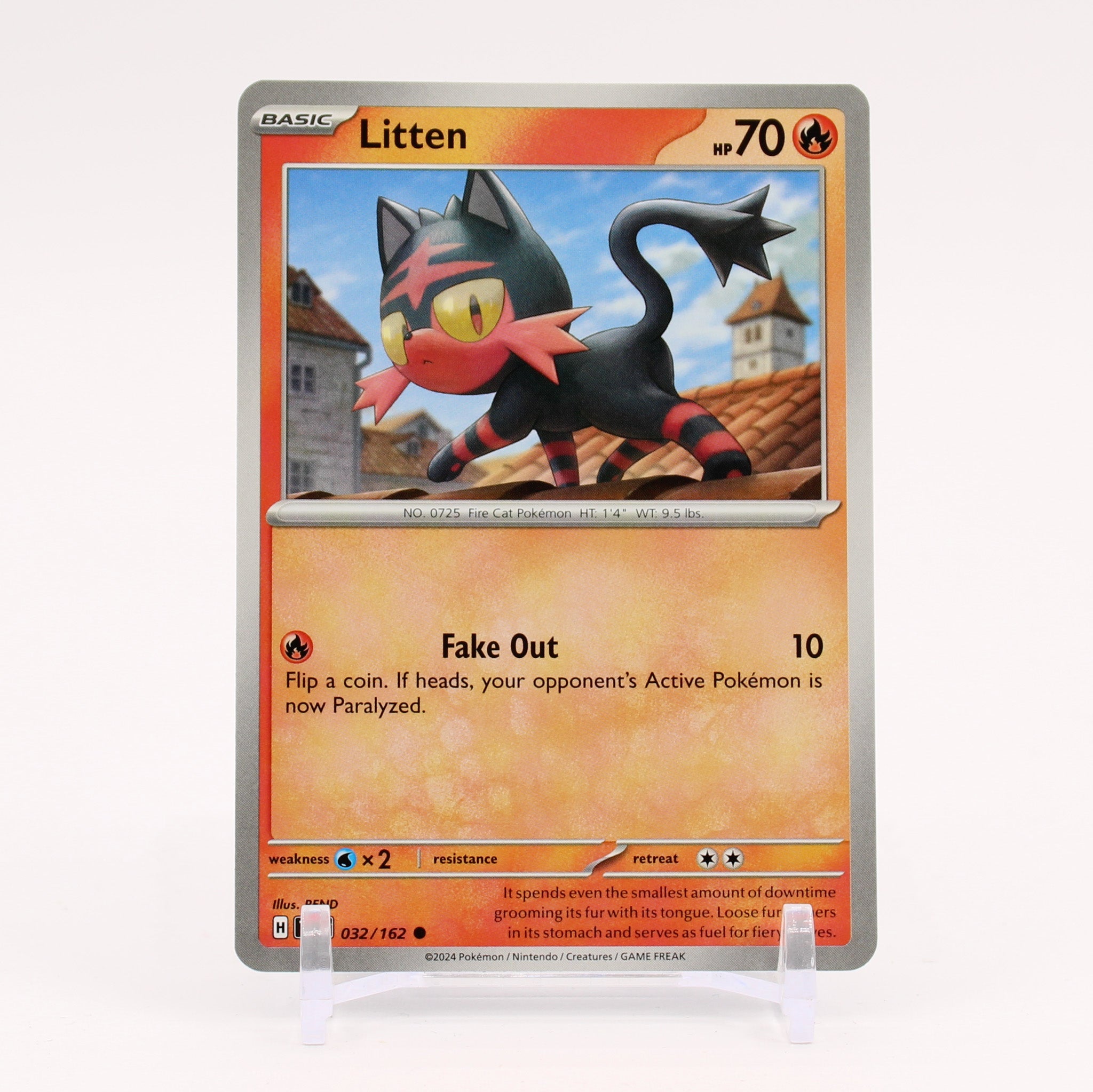 Litten - 032/162 Temporal Forces Pokemon - NM/MINT