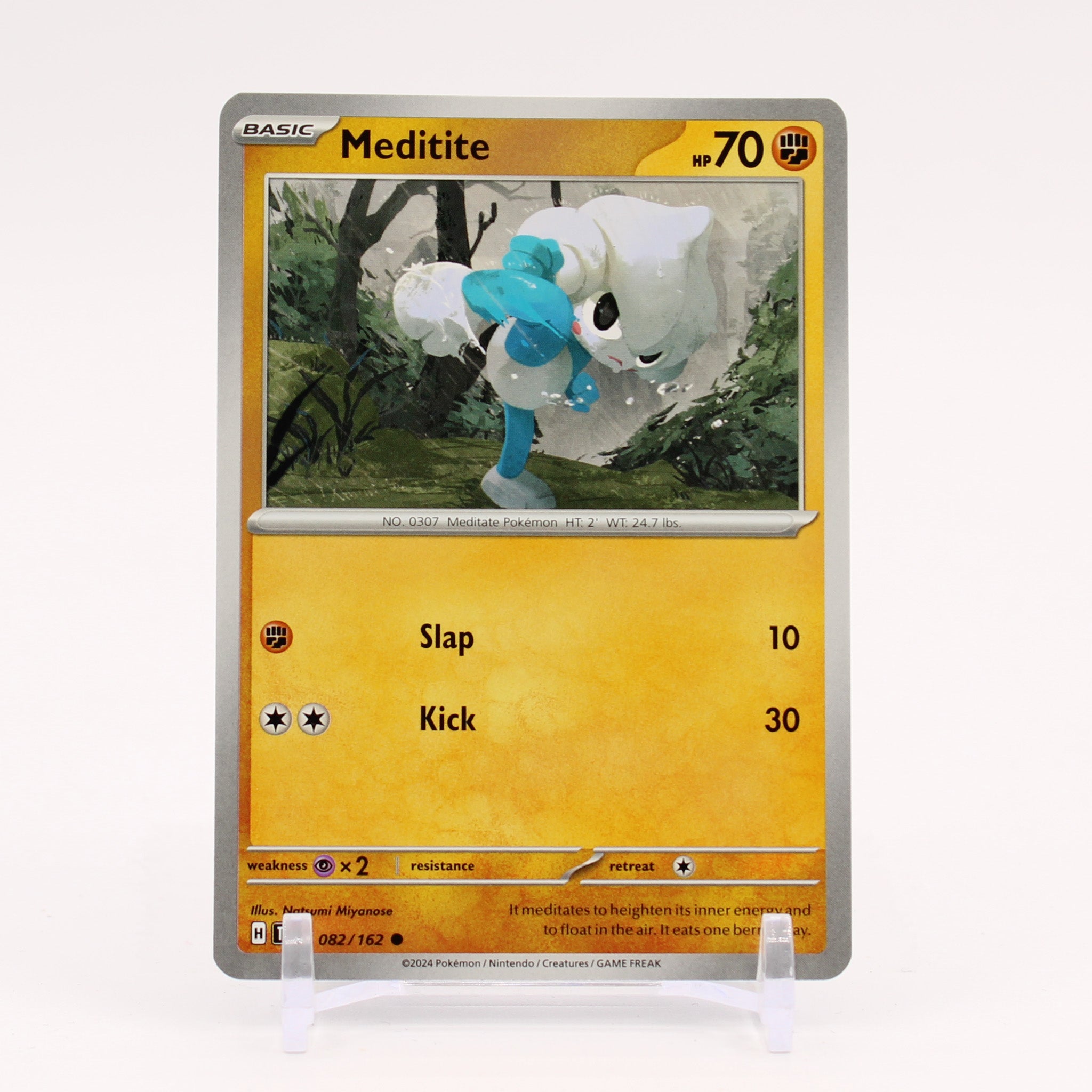 Meditite - 082/162 Temporal Forces Pokemon - NM/MINT