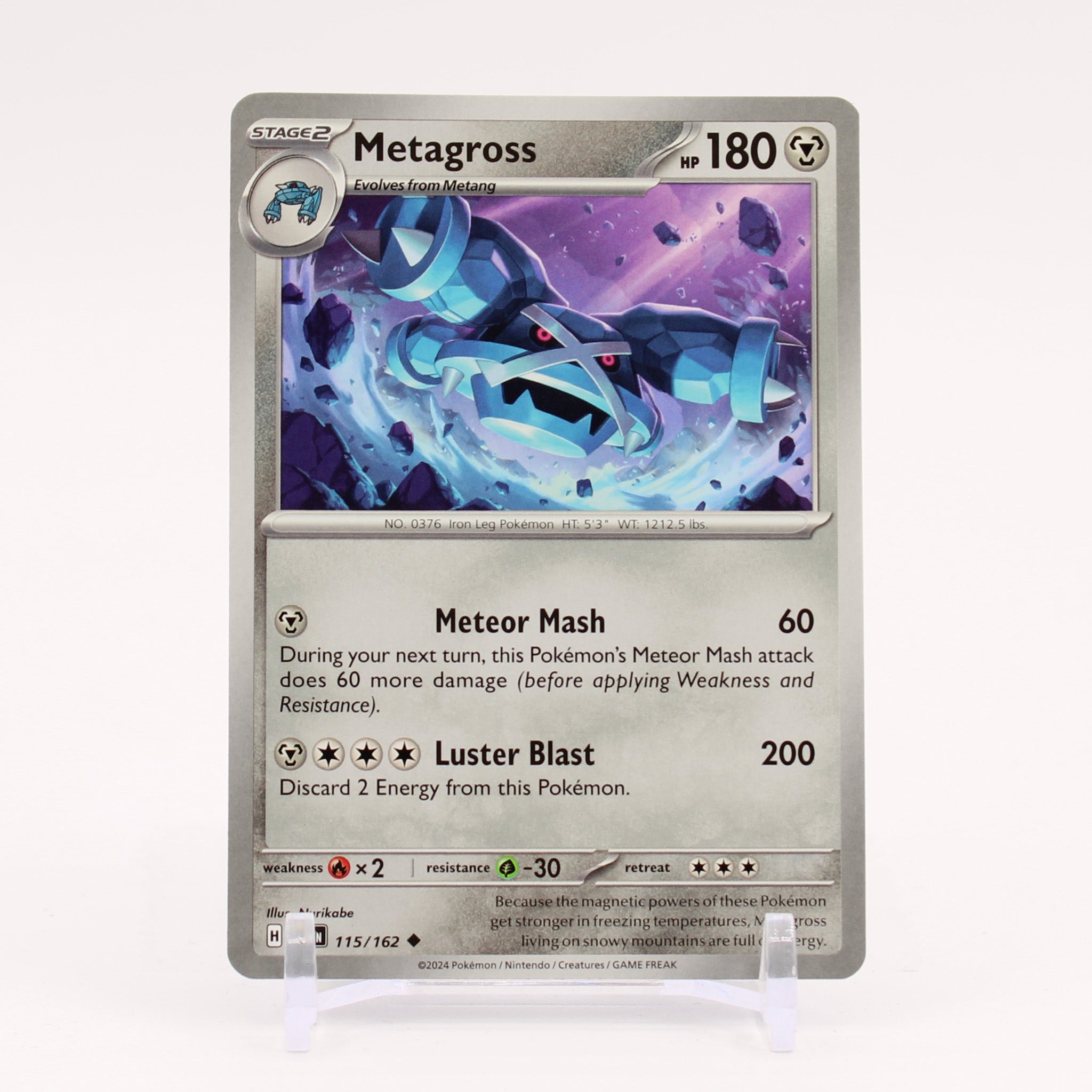 Metagross - 115/162 Temporal Forces Pokemon - NM/MINT