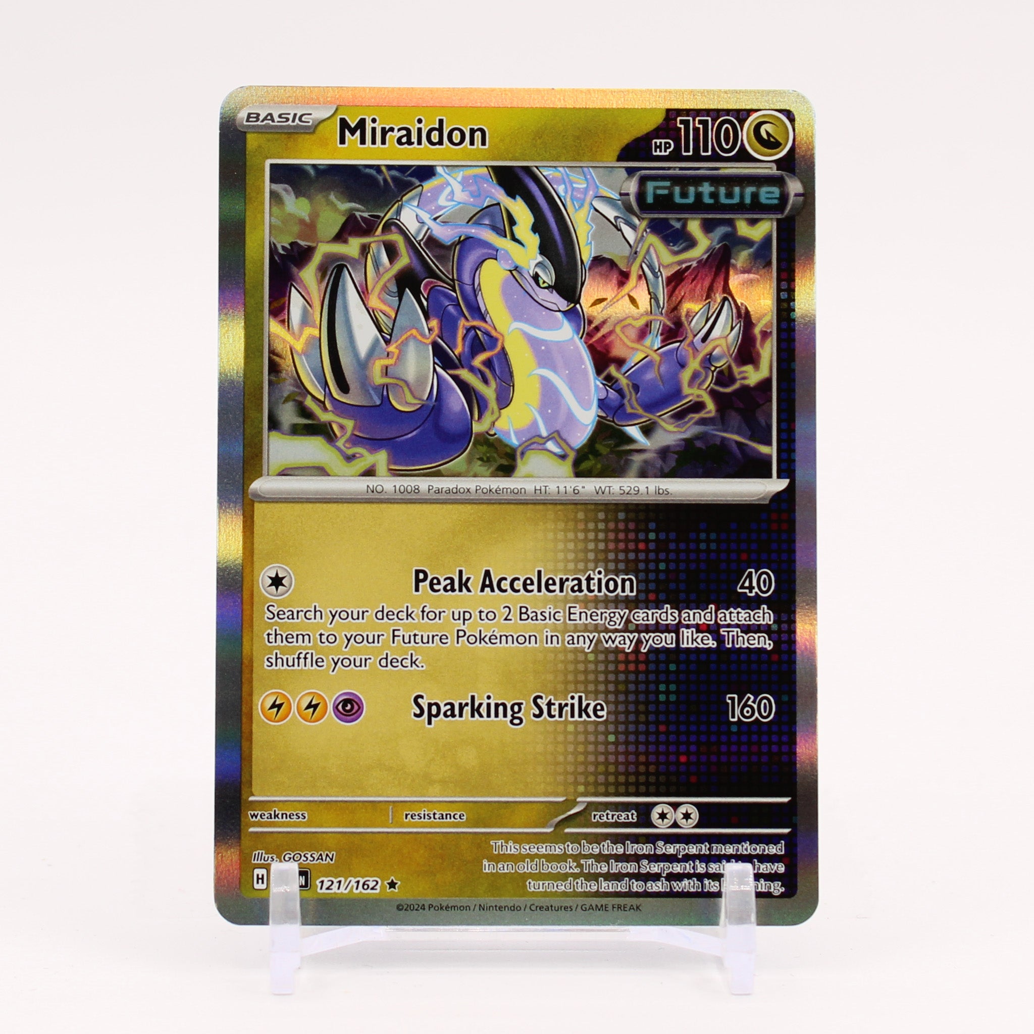 Miraidon - 121/162 Temporal Forces Holo Rare Pokemon - NM/MINT