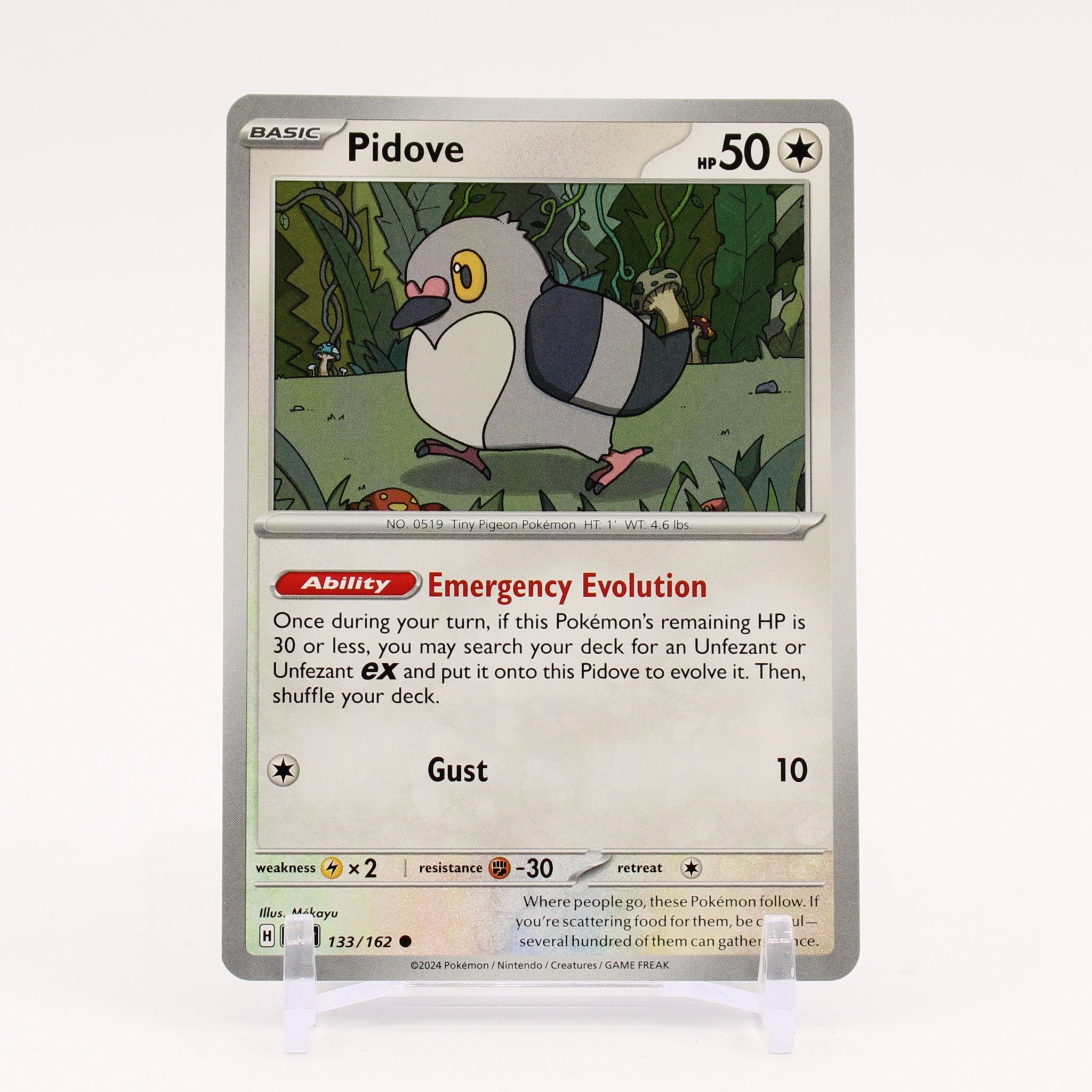 Pidove - 133/162 Temporal Forces Pokemon - NM/MINT