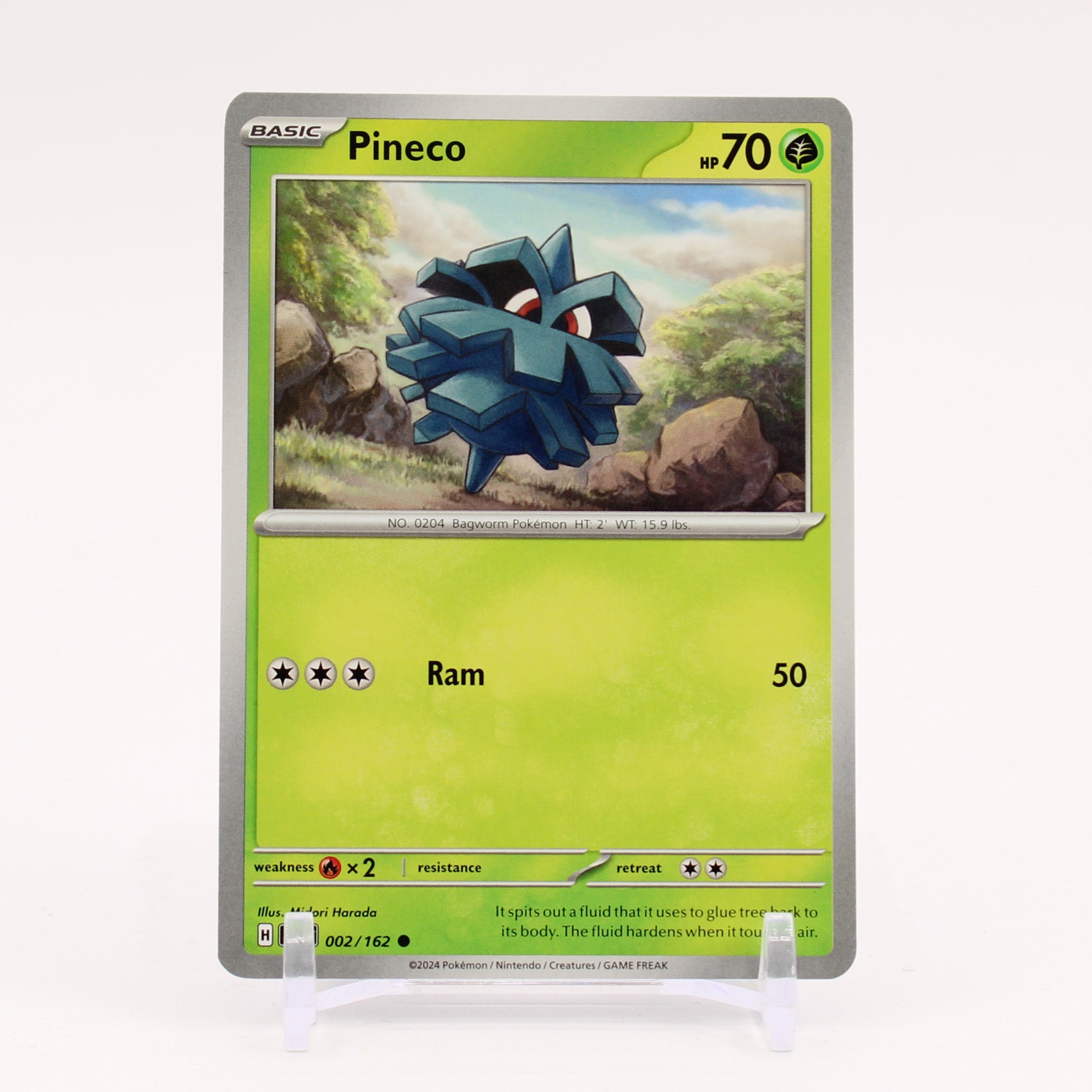 Pineco - 002/162 Temporal Forces Pokemon - NM/MINT