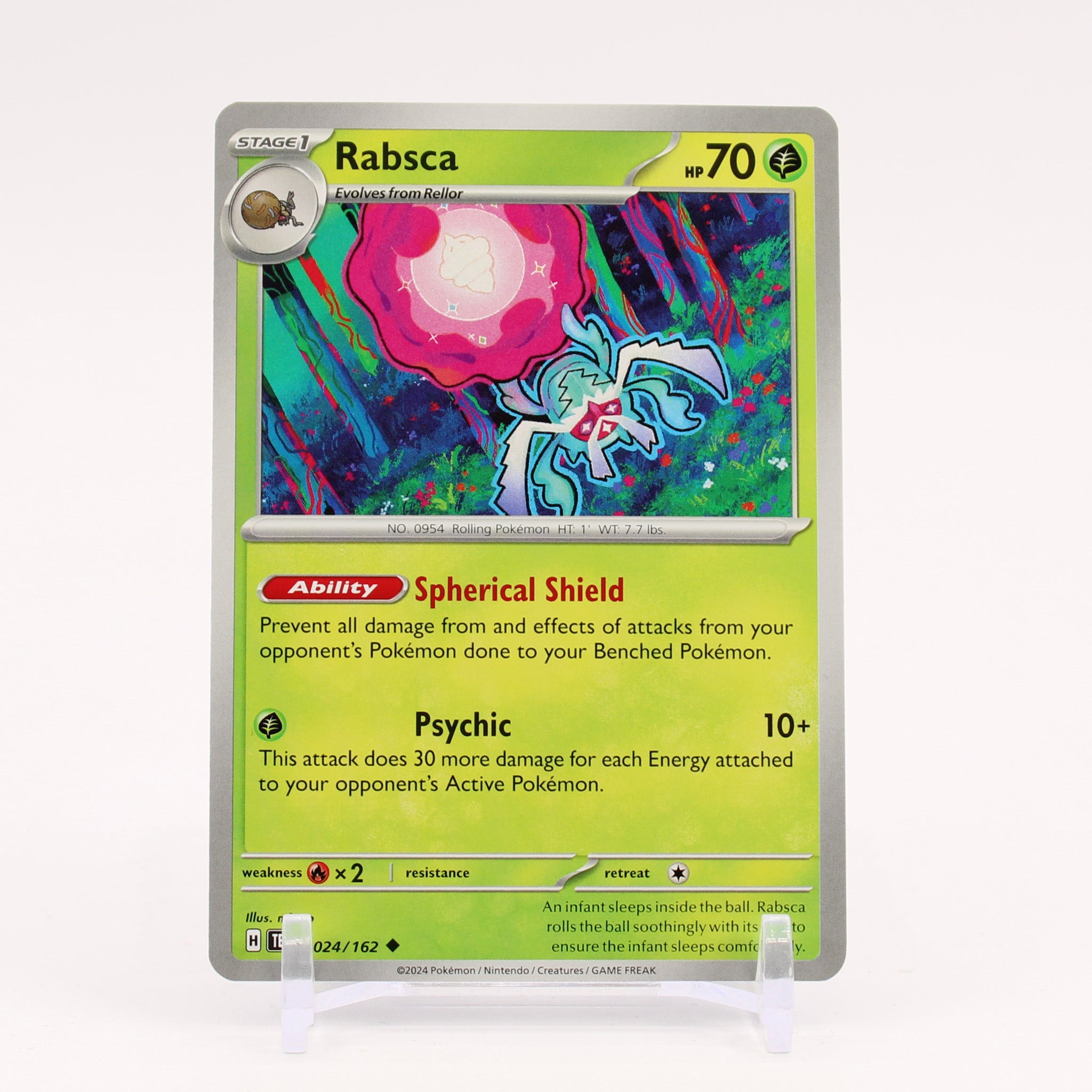 Rabsca - 024/162 Temporal Forces Pokemon - NM/MINT