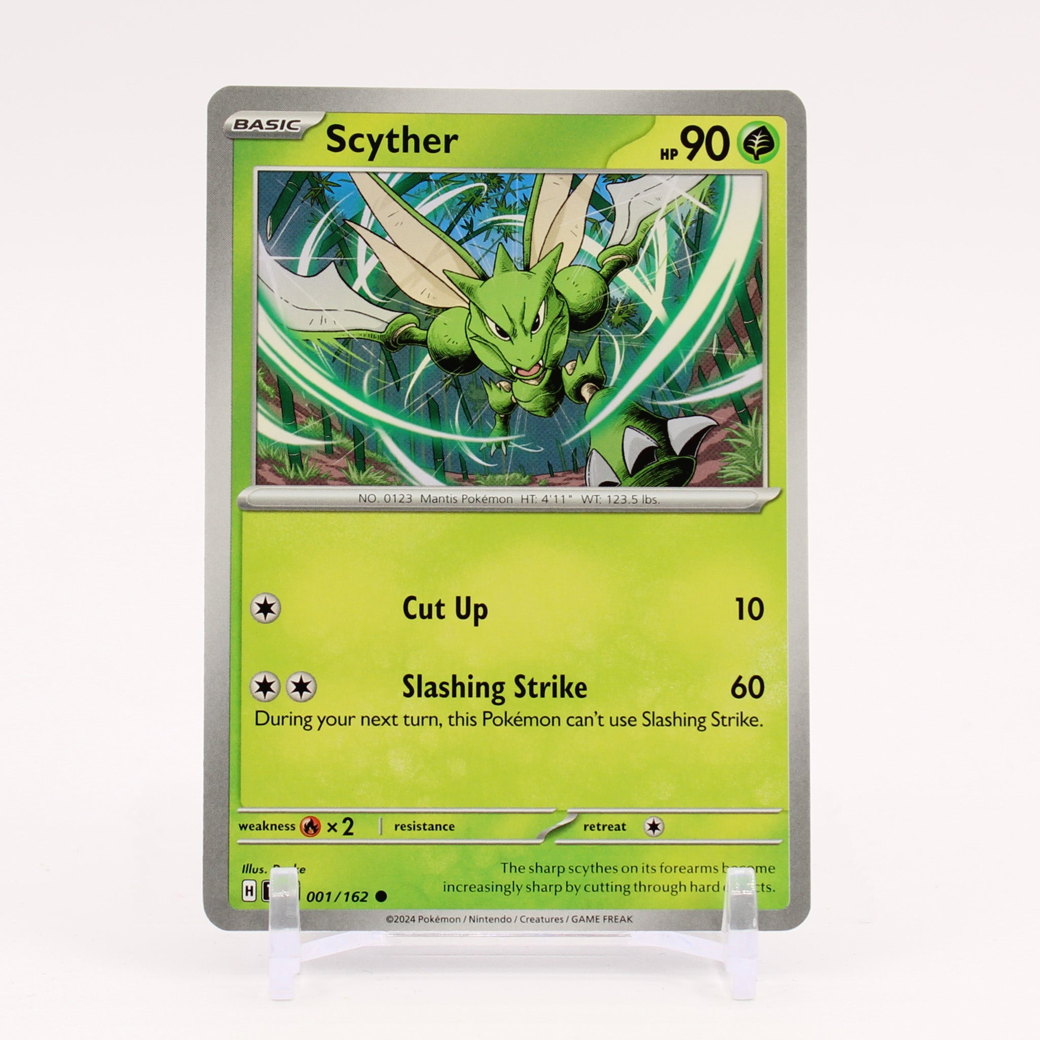 Scyther - 001/162 Temporal Forces Pokemon - NM/MINT