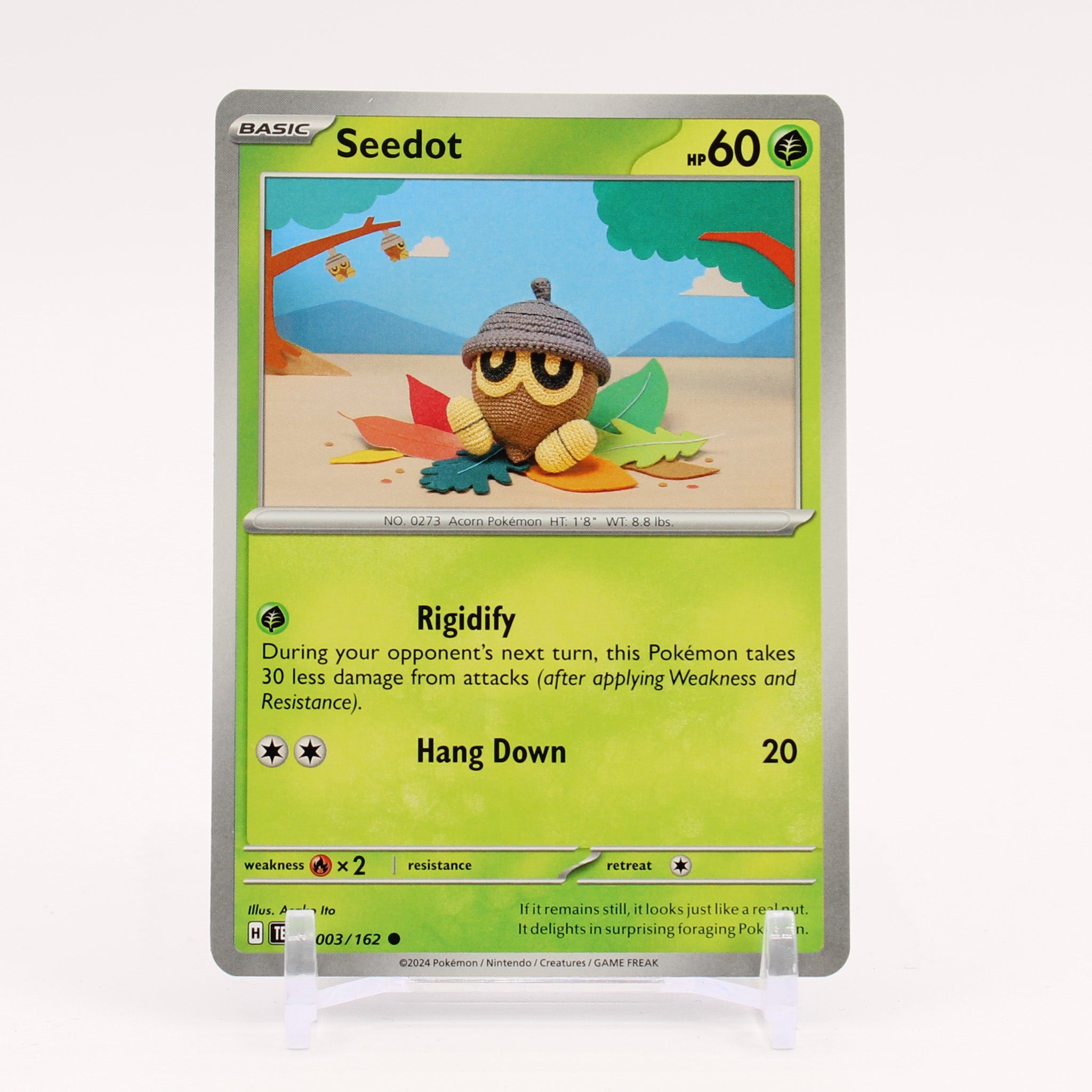 Seedot - 003/162 Temporal Forces Pokemon - NM/MINT