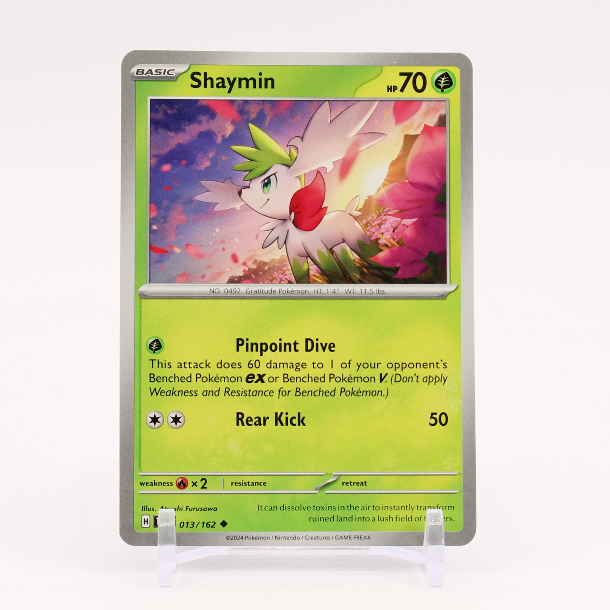 Shaymin - 013/162 Temporal Forces Pokemon - NM/MINT