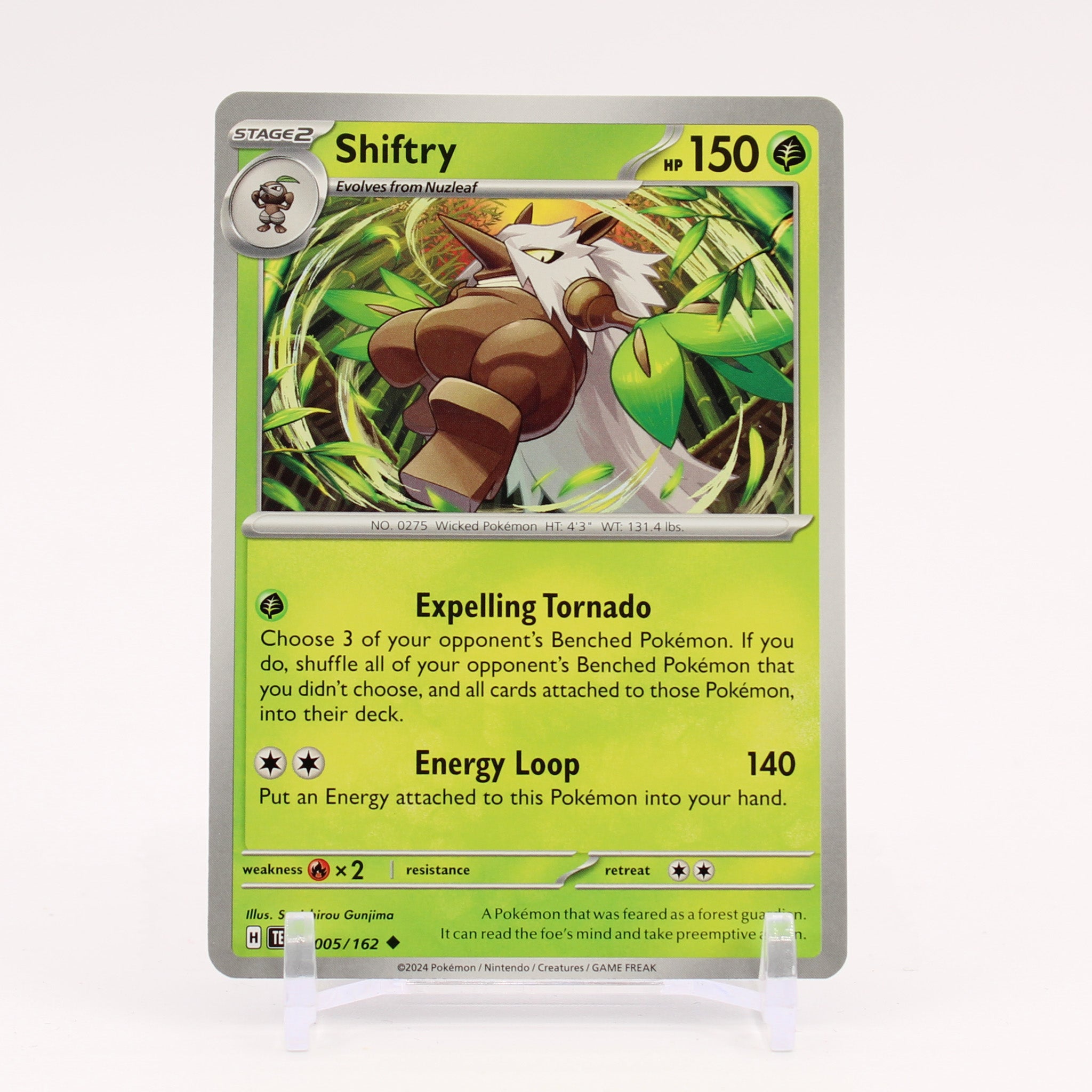 Shiftry - 005/162 Temporal Forces Pokemon - NM/MINT