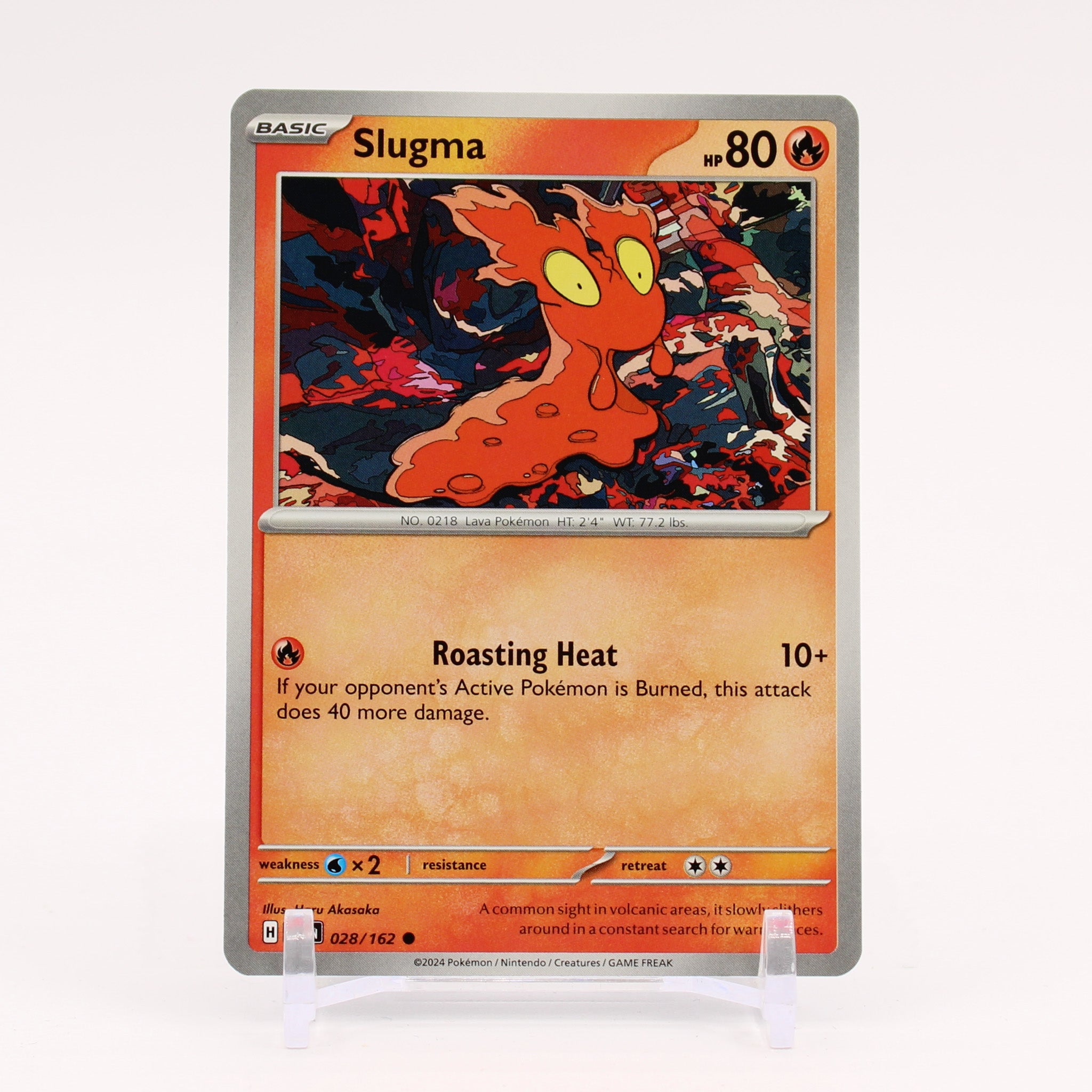 Slugma - 028/162 Temporal Forces Pokemon - NM/MINT