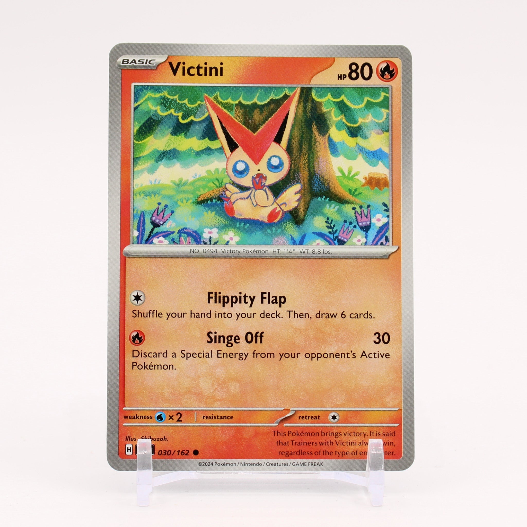 Victini - 030/162 Temporal Forces Pokemon - NM/MINT