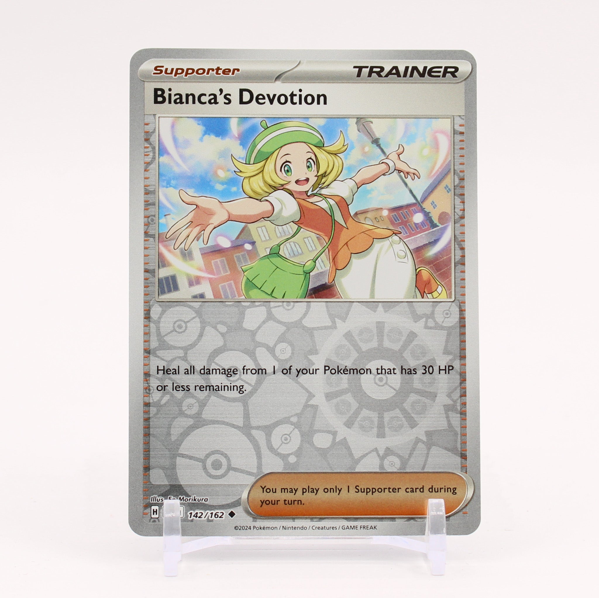 Bianca's Devotion - 142/162 Temporal Forces Reverse Holo Trainer - NM/MINT