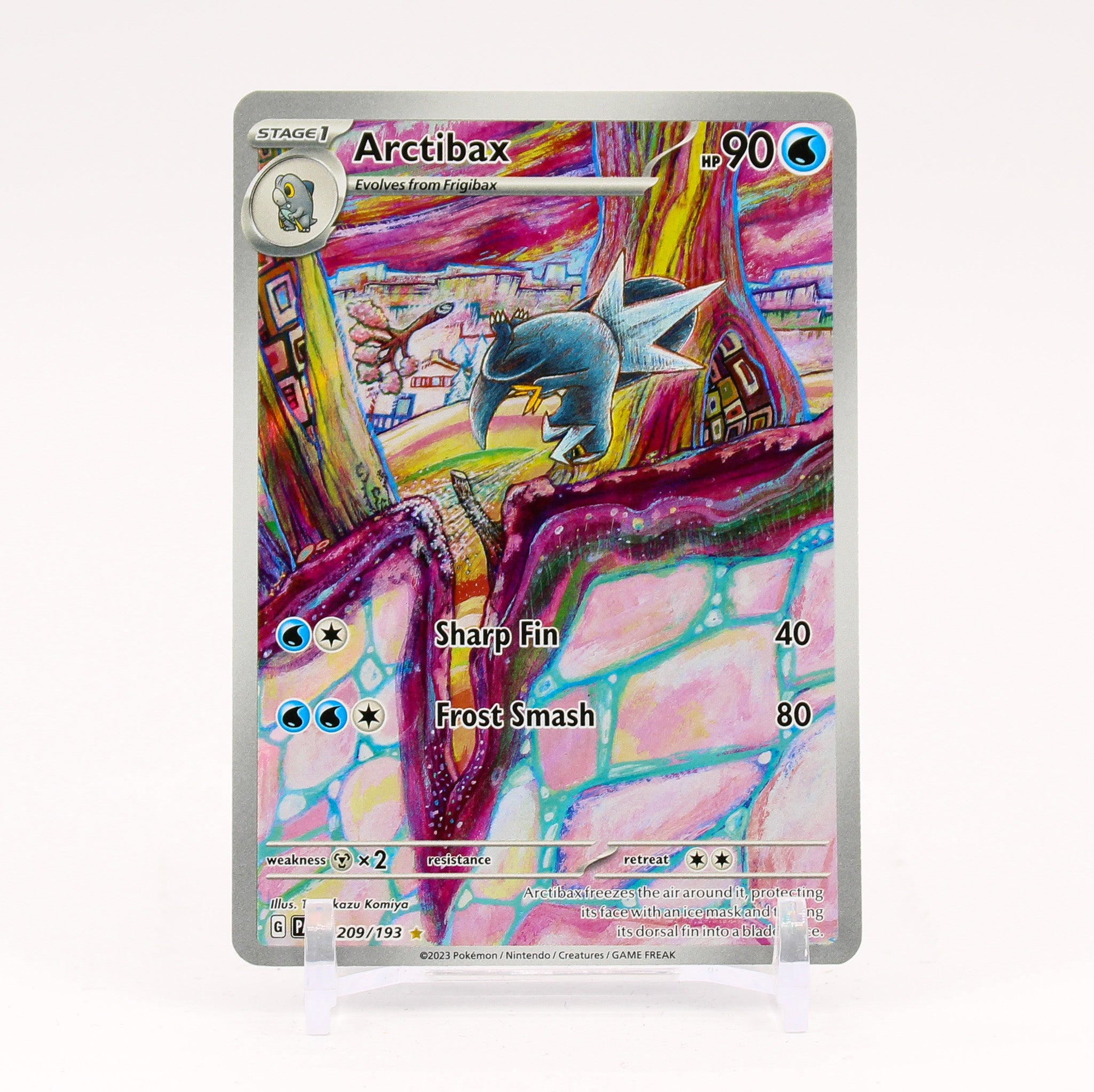 Arctibax - 209/193 Paldea Evolved Illustration Rare Pokemon - NM/MINT