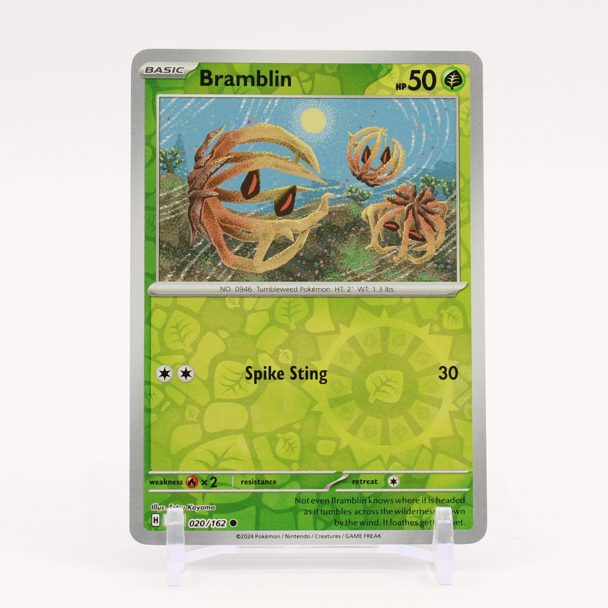 Bramblin - 020/162 Temporal Forces Reverse Holo Pokemon - NM/MINT