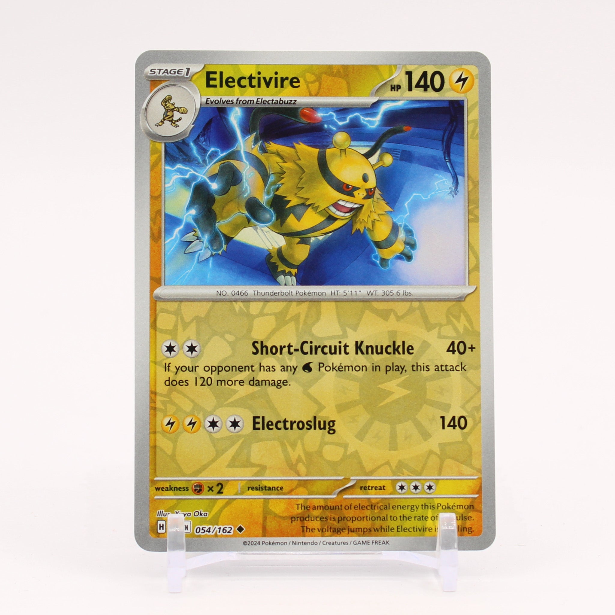 Electivire - 054/162 Temporal Forces Reverse Holo Pokemon - NM/MINT