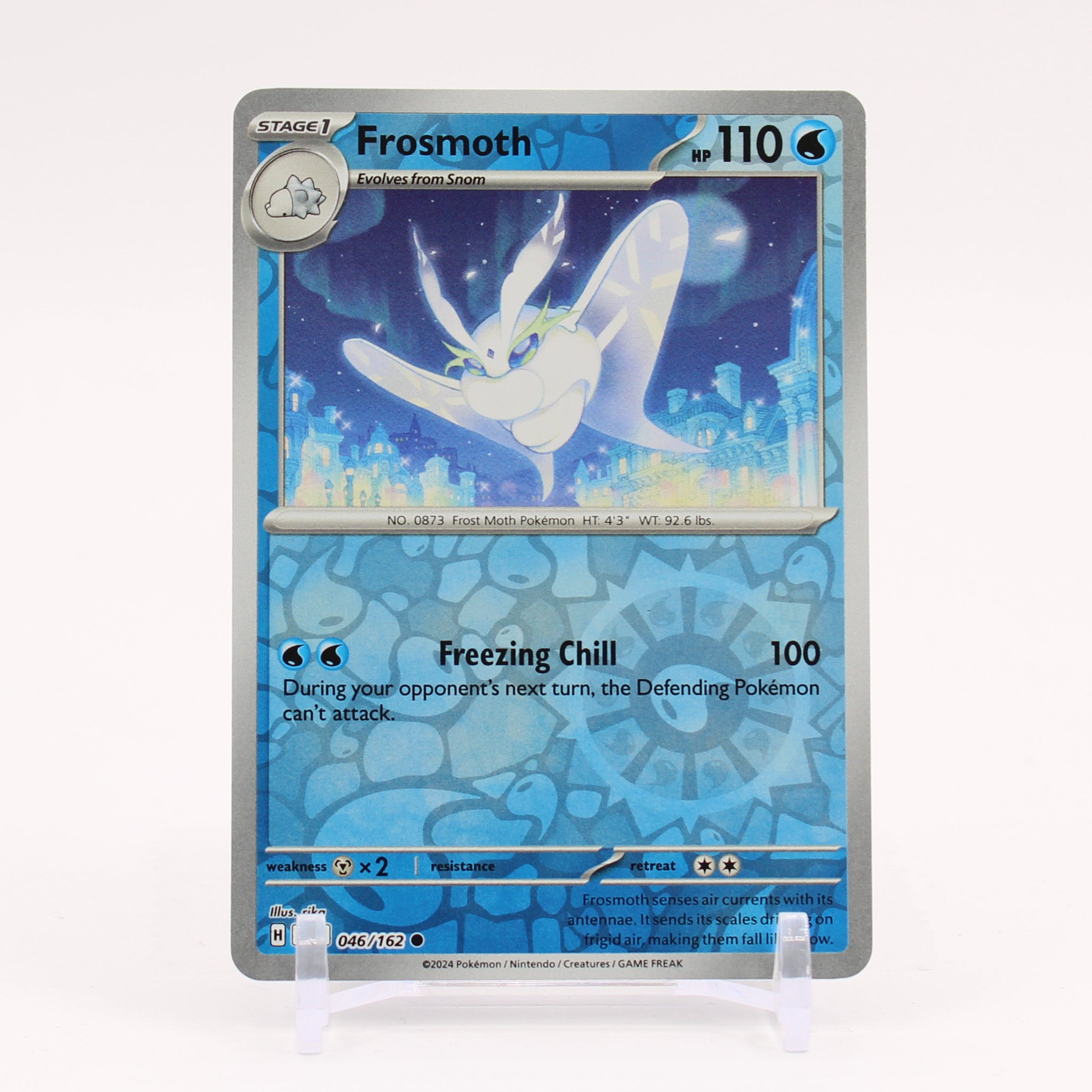 Frosmoth - 046/162 Temporal Forces Reverse Holo Pokemon - NM/MINT