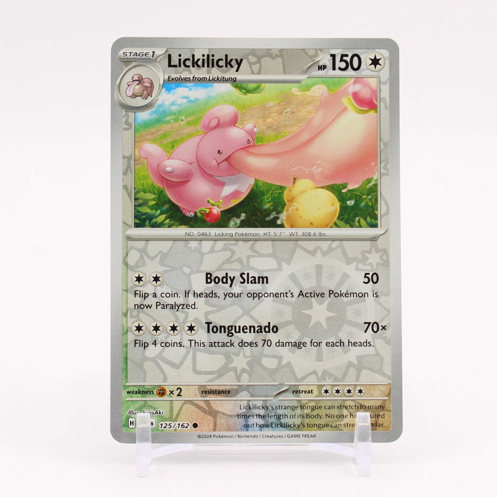 Lickilicky - 125/162 Temporal Forces Reverse Holo Pokemon - NM/MINT