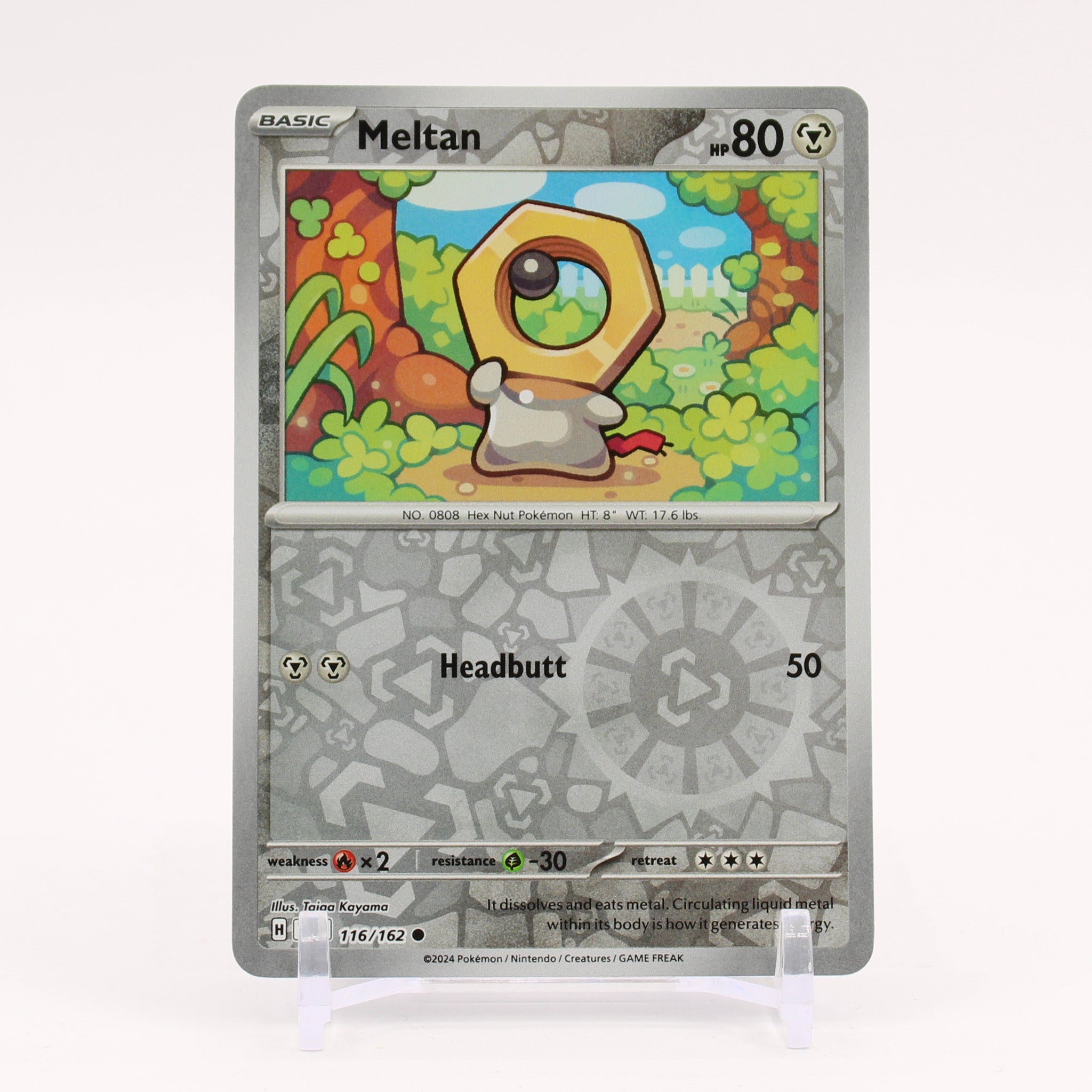 Meltan - 116/162 Temporal Forces Reverse Holo Pokemon - NM/MINT