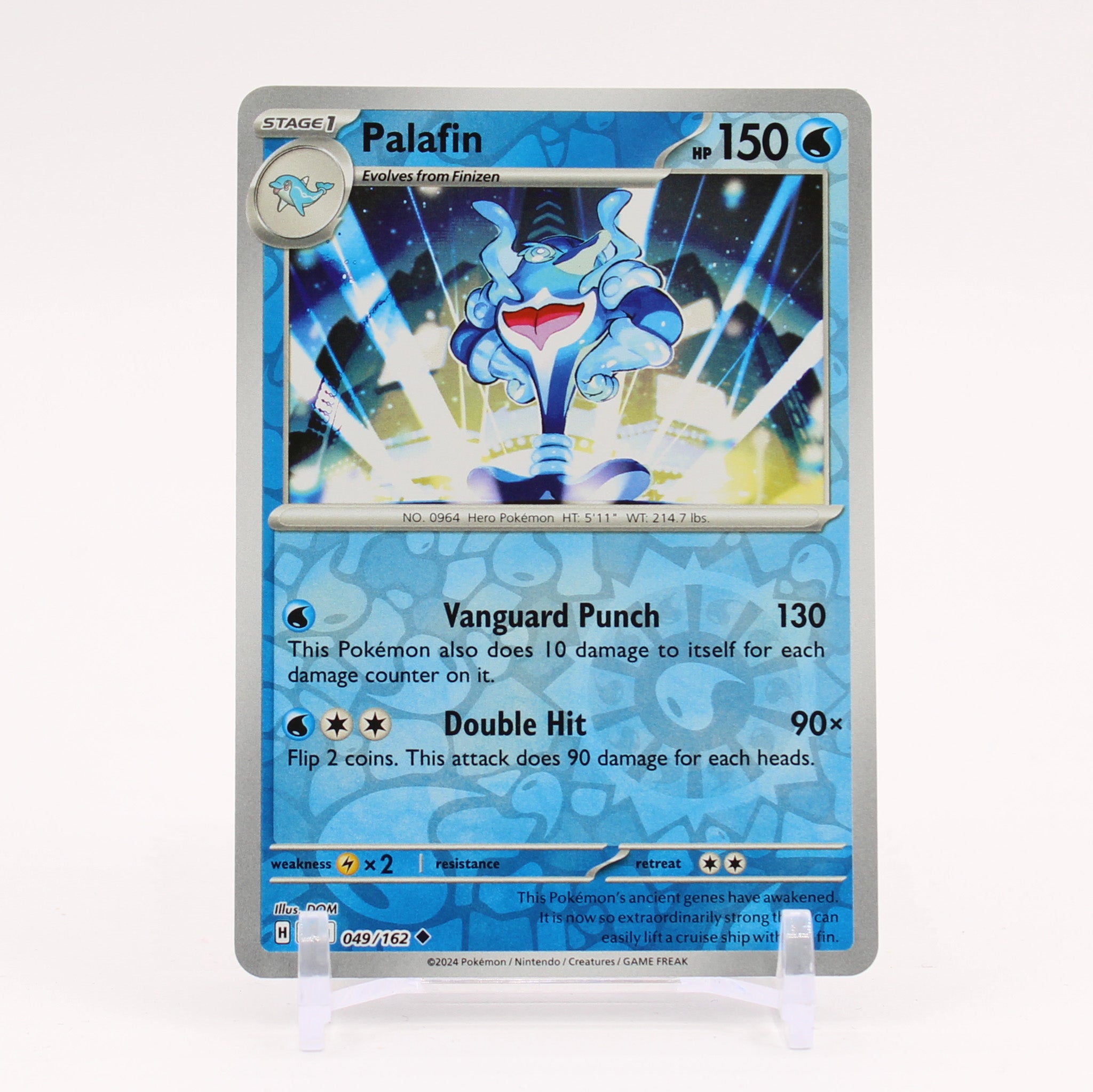 Palafin - 049/162 Temporal Forces Reverse Holo Pokemon - NM/MINT