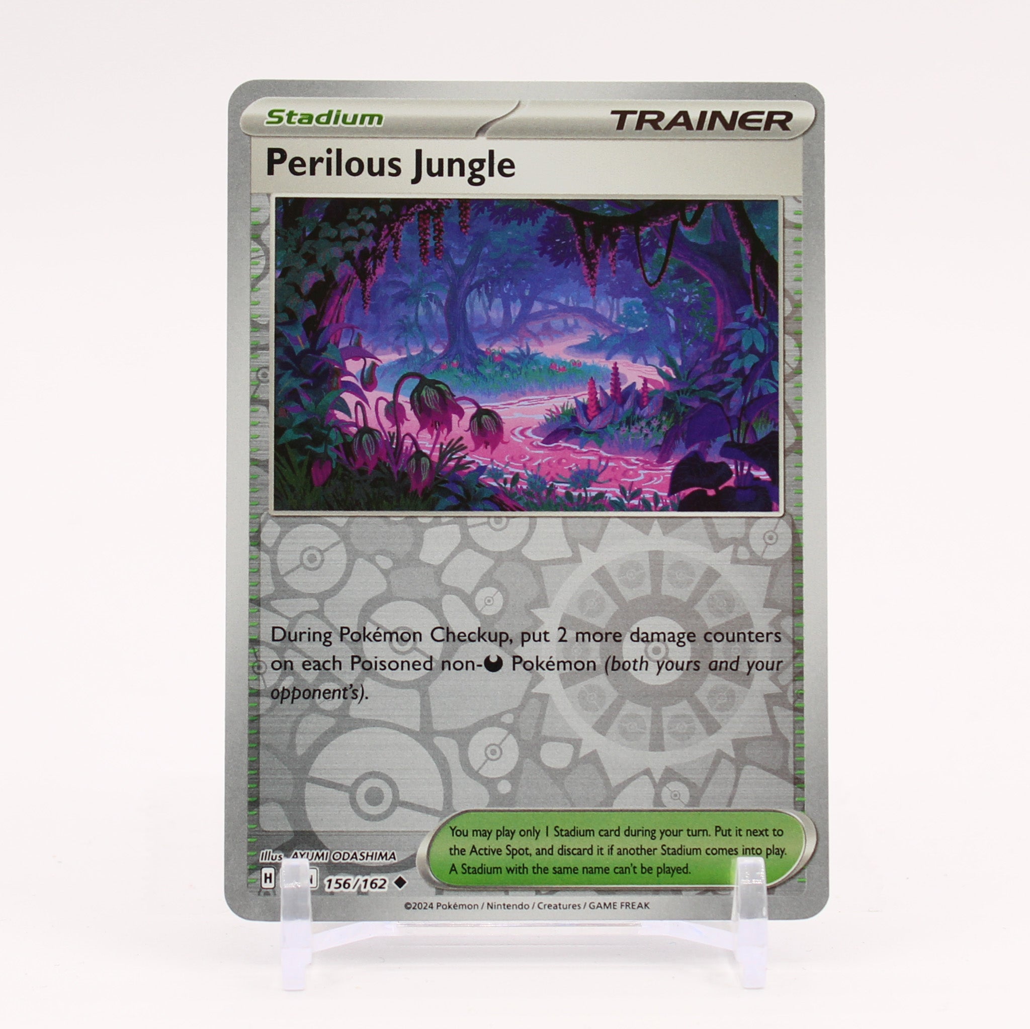 Perilous Jungle - 156/162 Temporal Forces Reverse Holo Trainer - NM/MINT