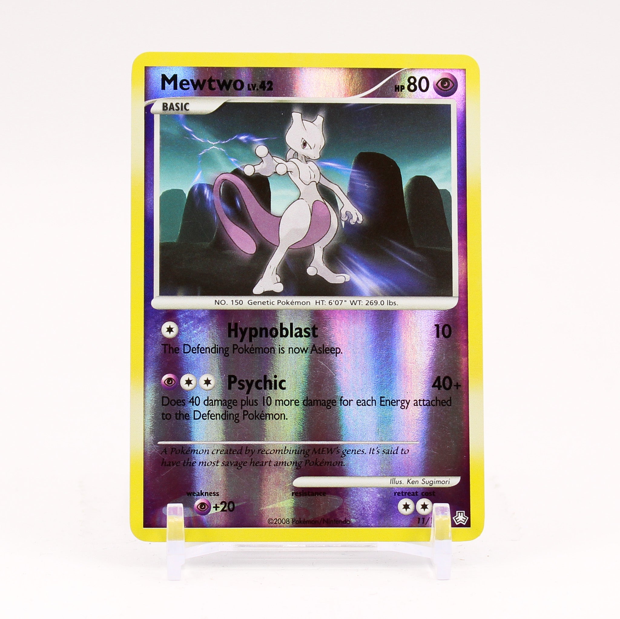 Mewtwo - 11/146 Legends Awakened Reverse Holo Rare Pokemon - NM