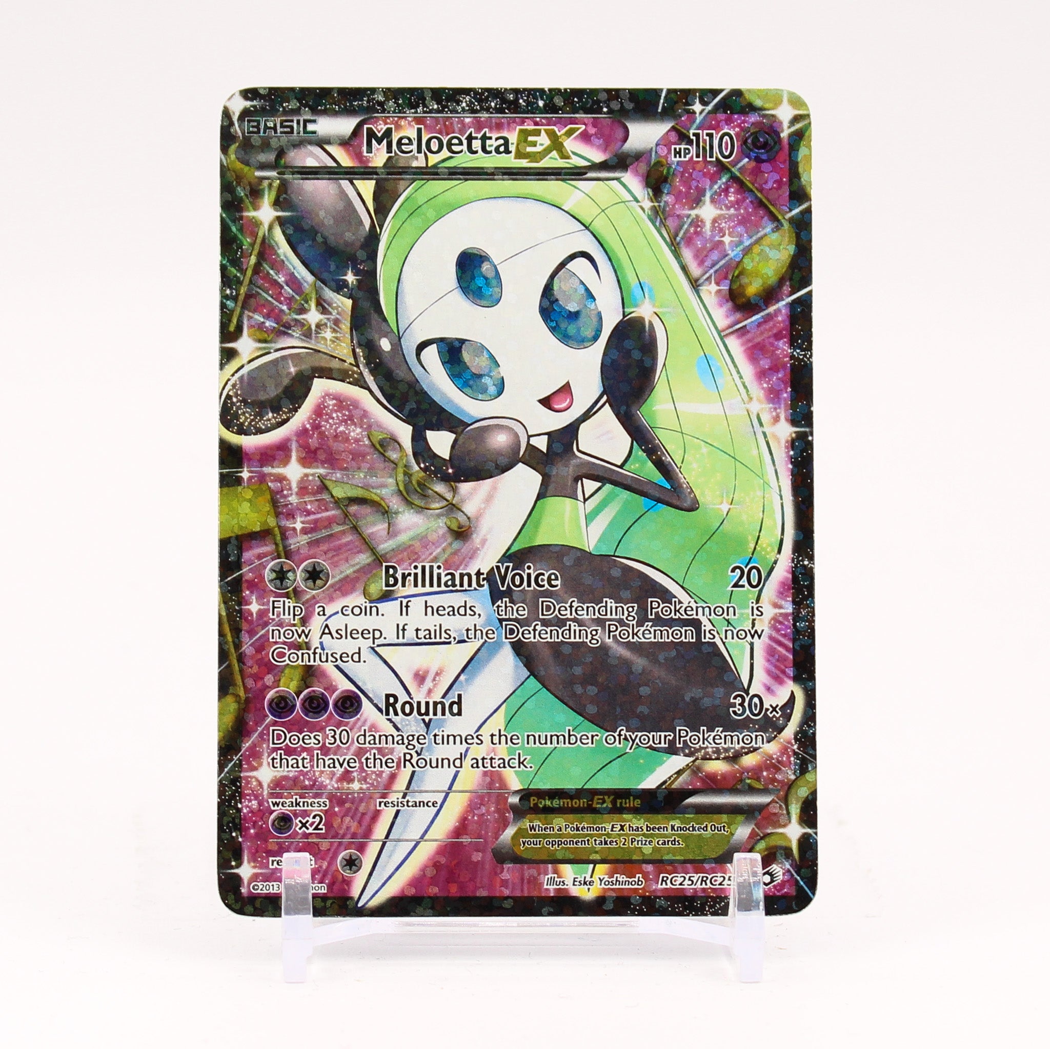 Meloetta ex - RC25/RC25 Legendary Treasures Radiant Collection Full Art - MP