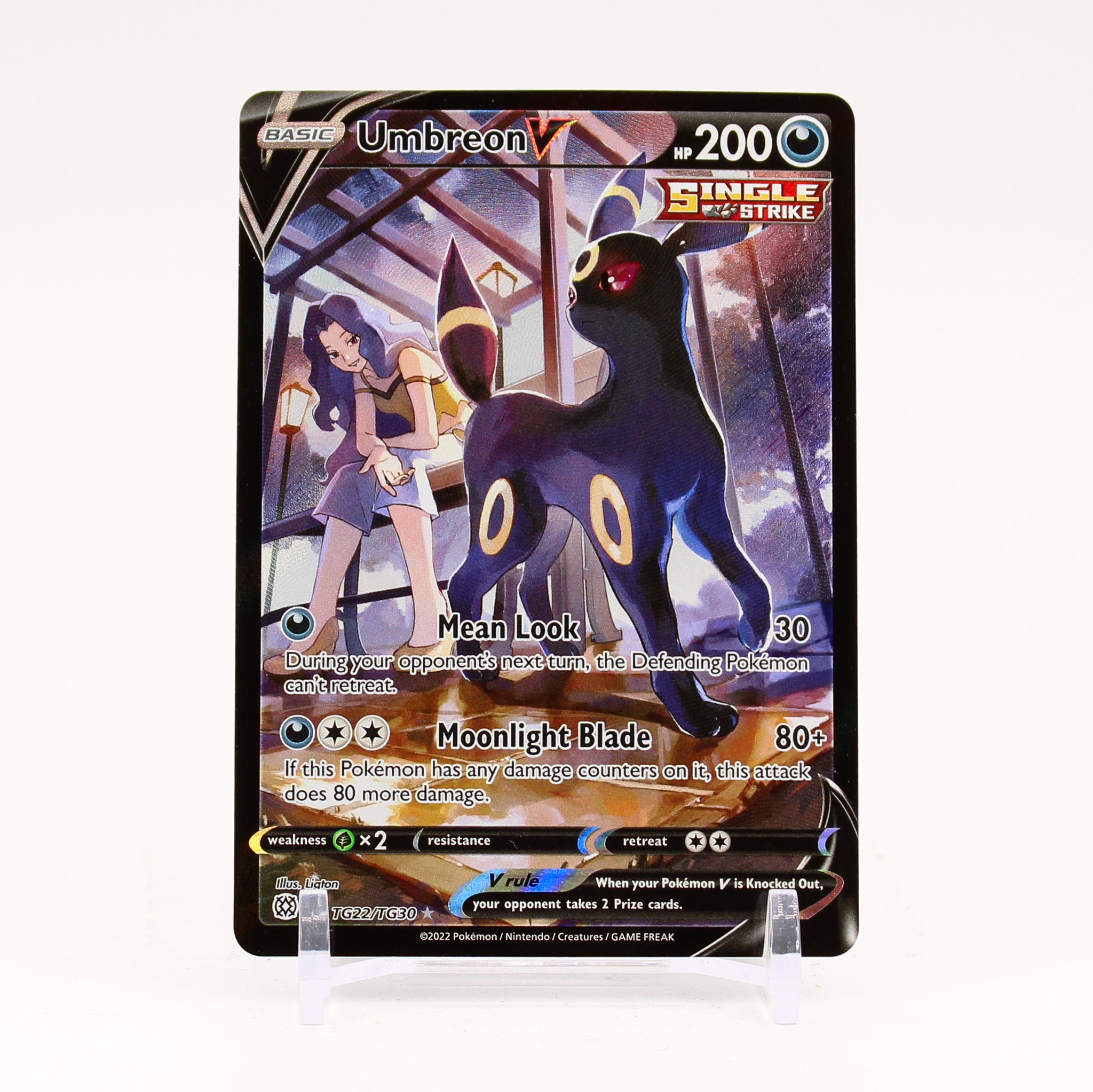 Umbreon V - TG22/TG30 Brilliant Stars Trainer Gallery Pokemon - MINT