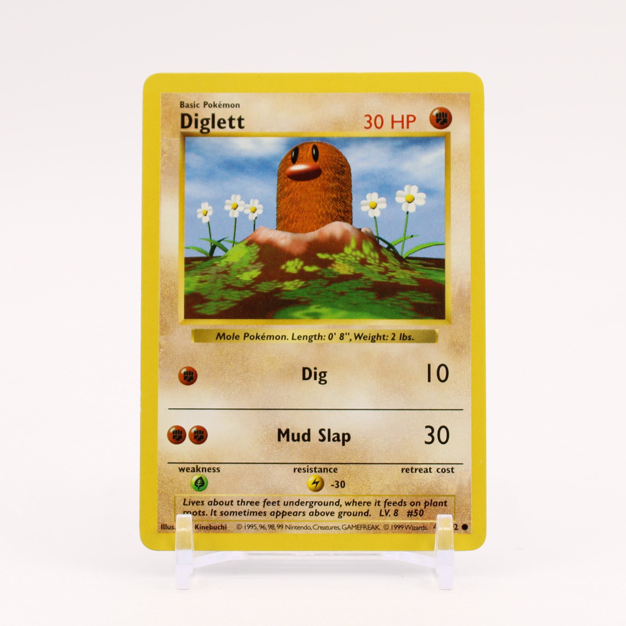 Diglett - 47/102 Base Set SHADOWLESS Pokemon - NM