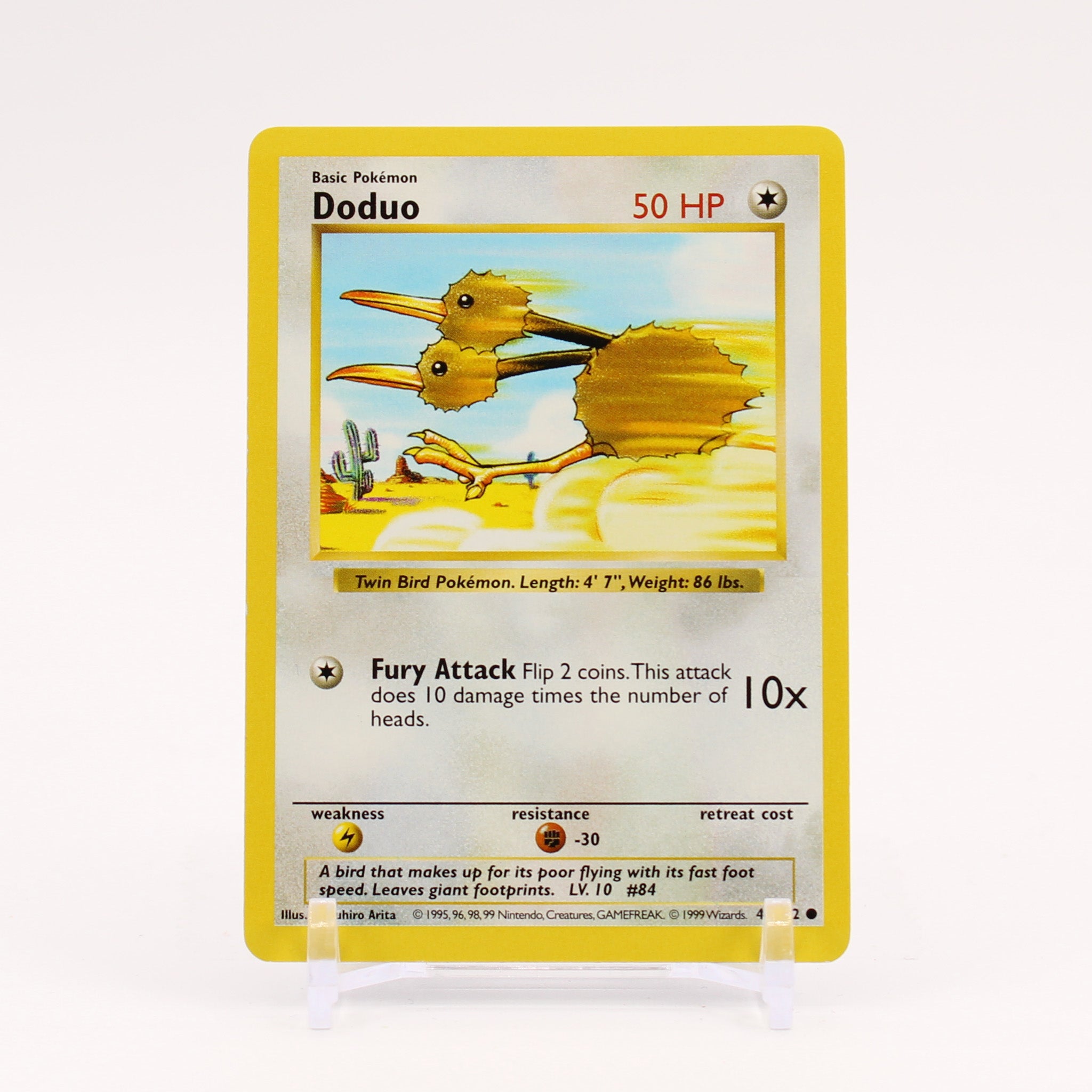 Doduo - 48/102 Base Set SHADOWLESS Pokemon - NM