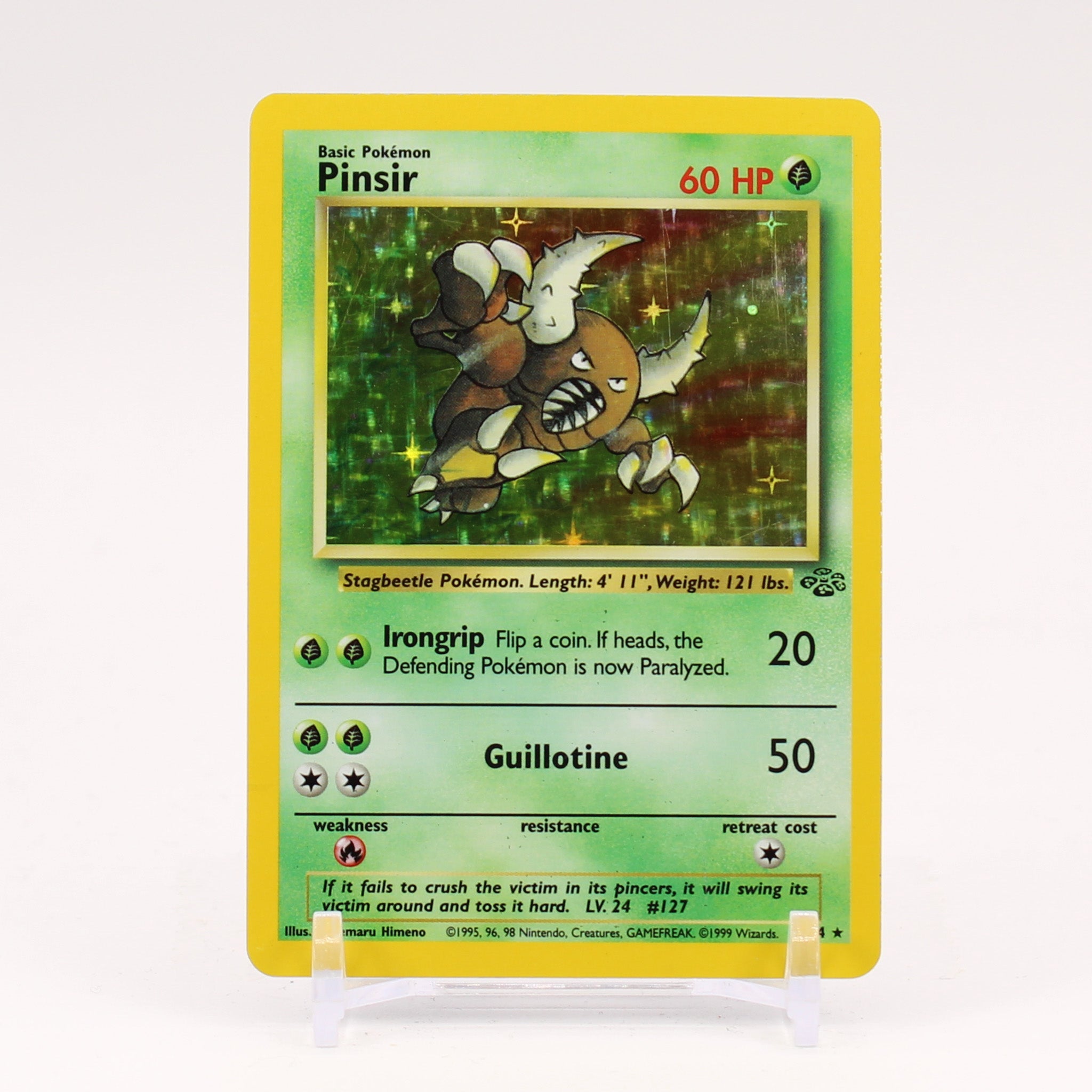 Pinsir - 9/64 Jungle Unlimited Holo Rare Pokemon - MP